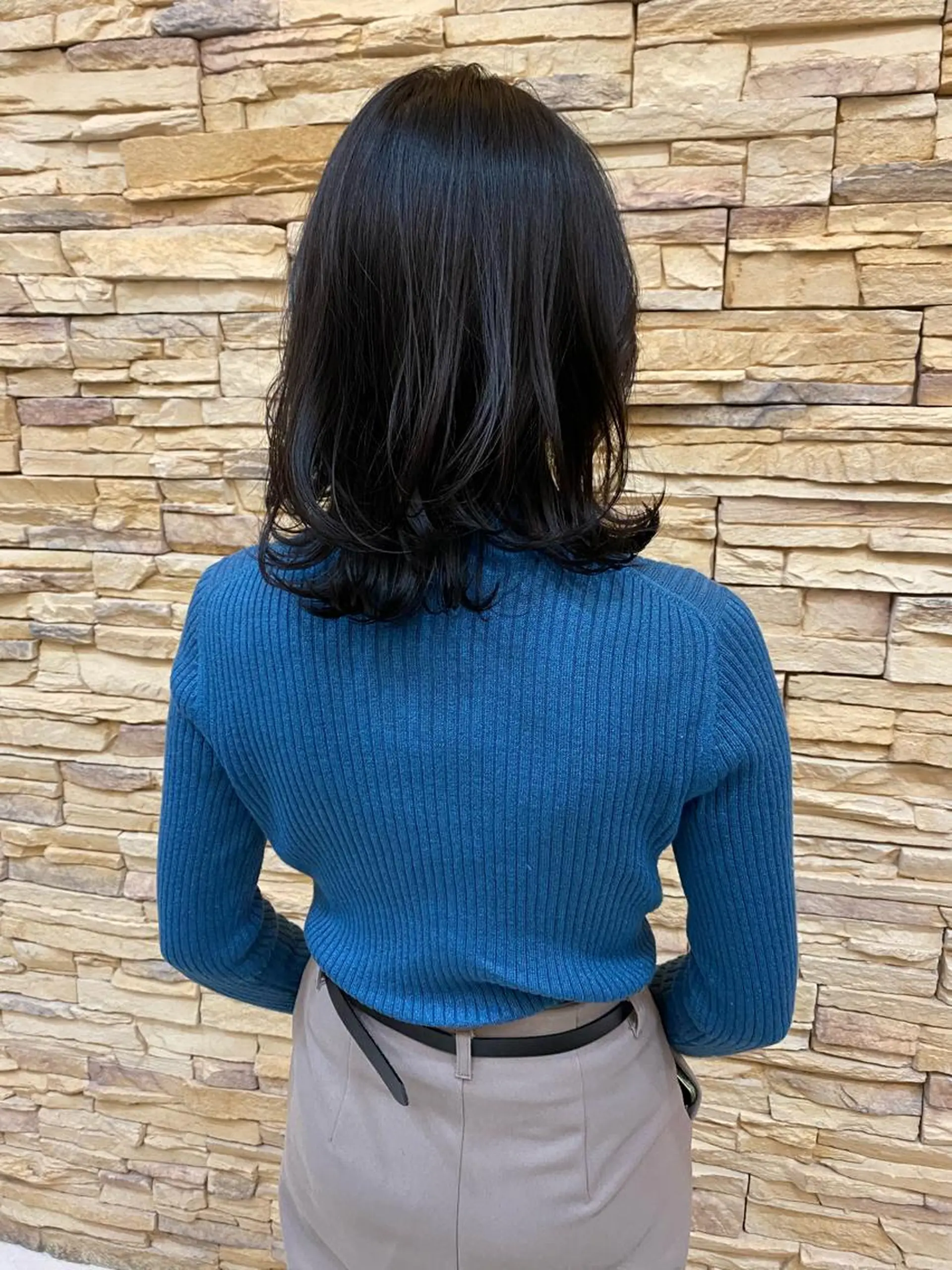 ミディアム 福岡縮毛矯正✨️ ストレート 向井和輝のヘアスタイル