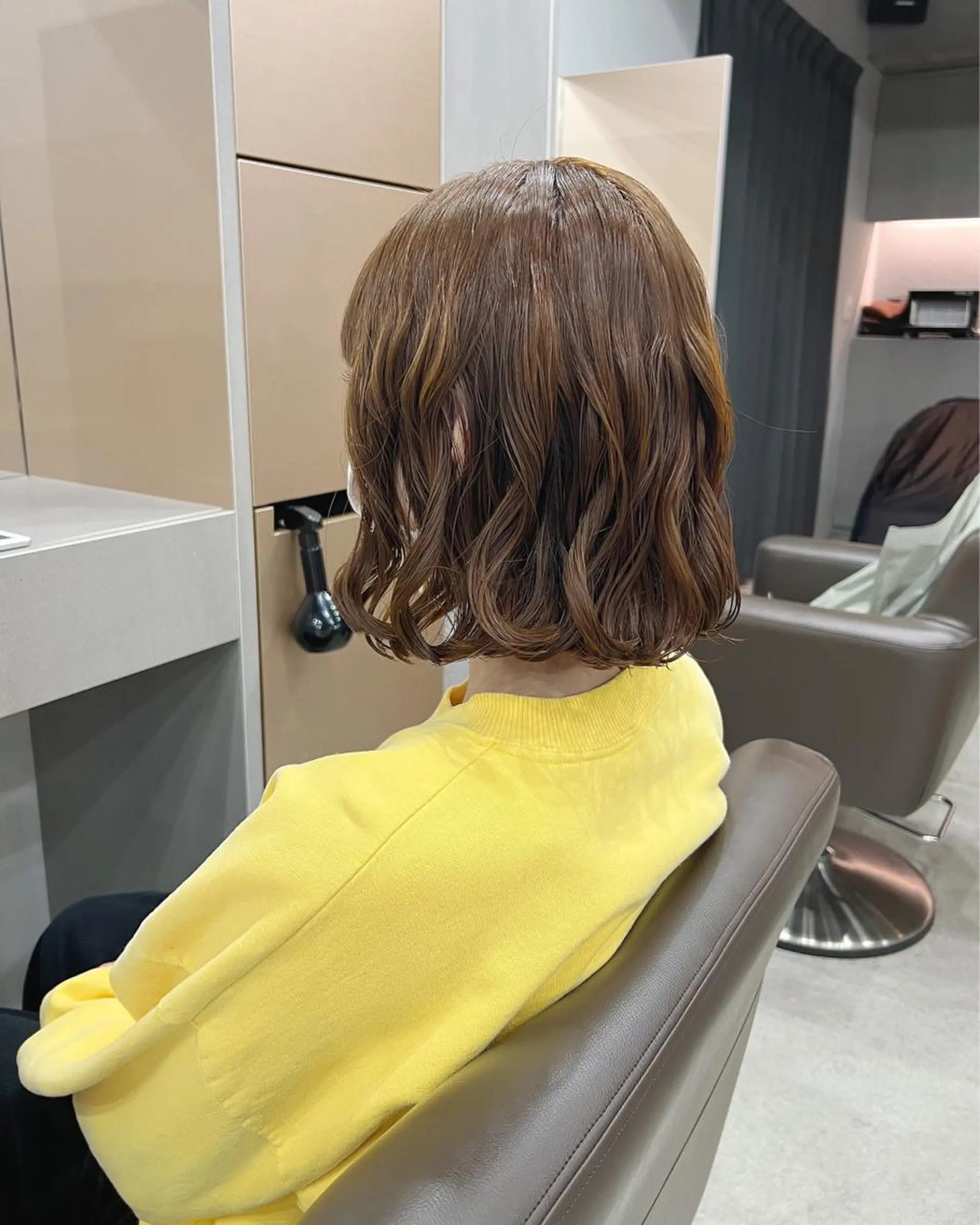 ショート パーマ ボブパーマコテ巻き風 パーマNo1深江秀平のヘアスタイル