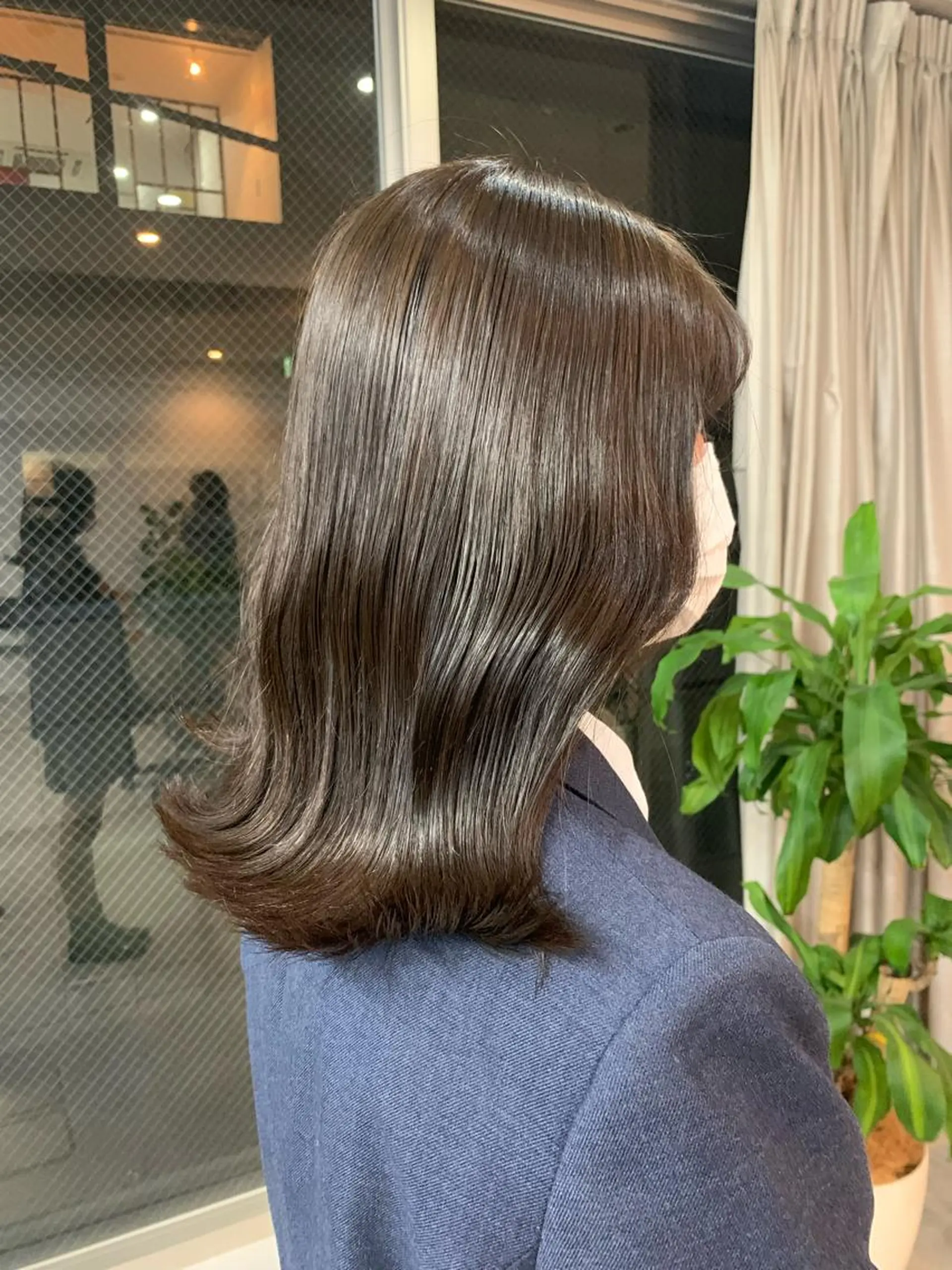 ミディアム カラー SAKURA 原宿所属・なかの たくみのヘアスタイル