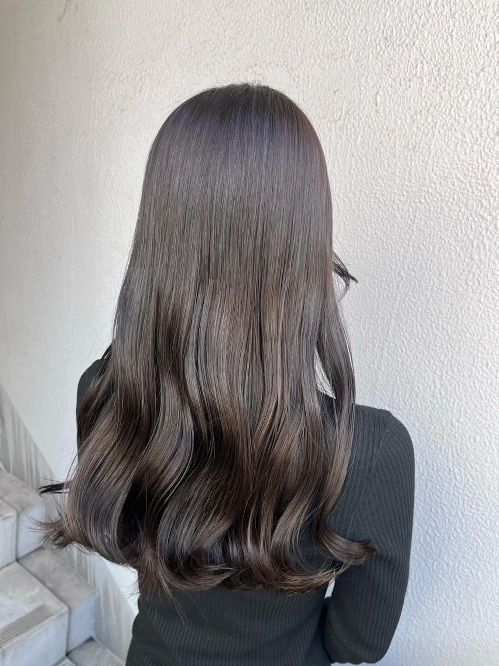 ロング ヘアカラー トリートメント ヘッドスパ I S所属・🌿透明感カラー‪ 縮毛矯正✨かずきのヘアスタイル