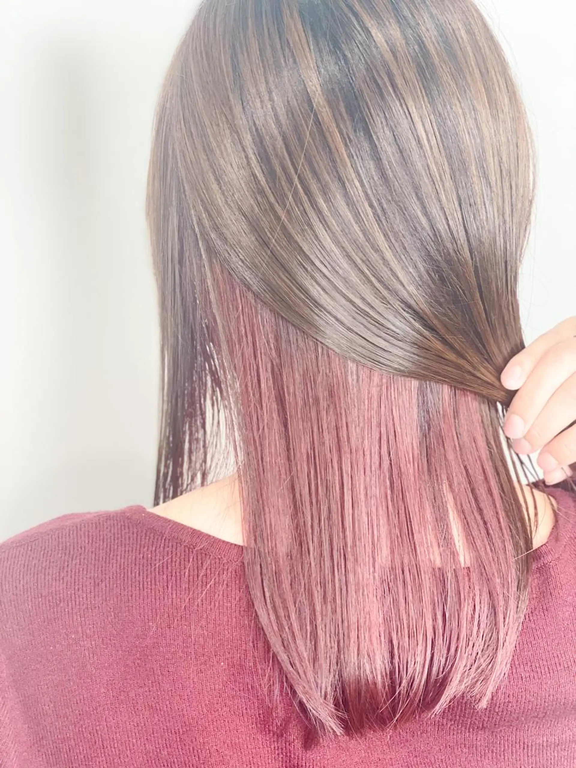 ミディアム 銀座/髪質改善カラー 酸性ストレート🍎のヘアスタイル