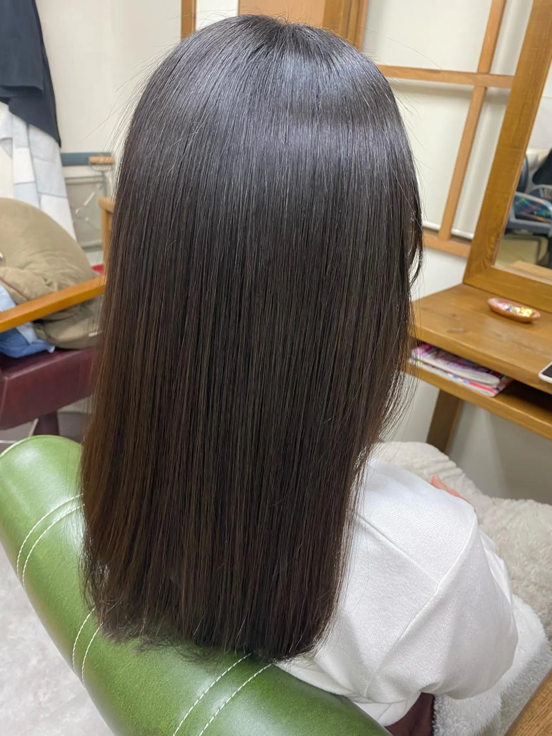 ロング 髪質改善 縮毛矯正 トリートメント 縮毛矯正 永沼 真依のヘアスタイル