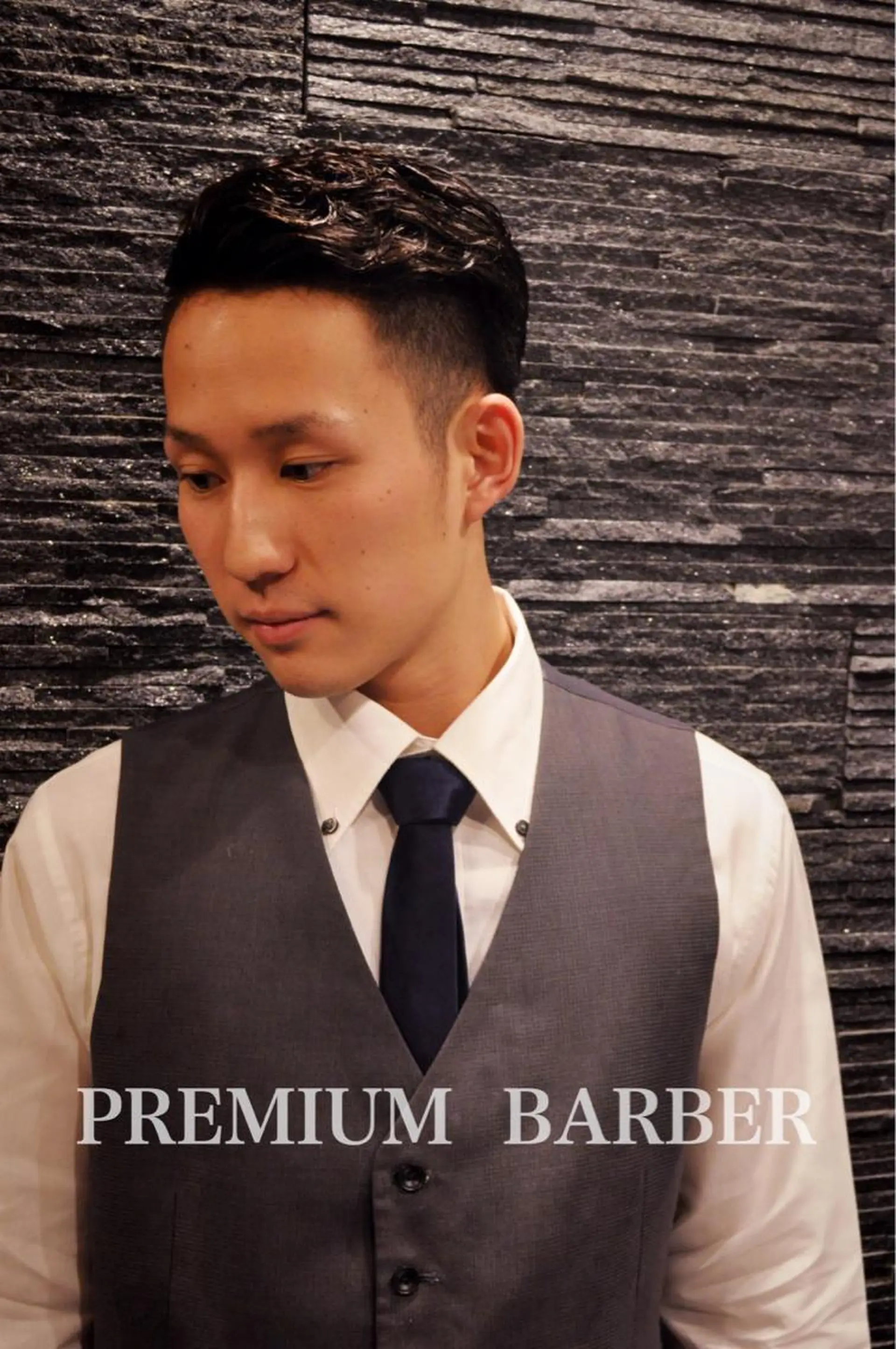 ショート ミディアム パーマ メンズ 山田 香菜のヘアスタイル