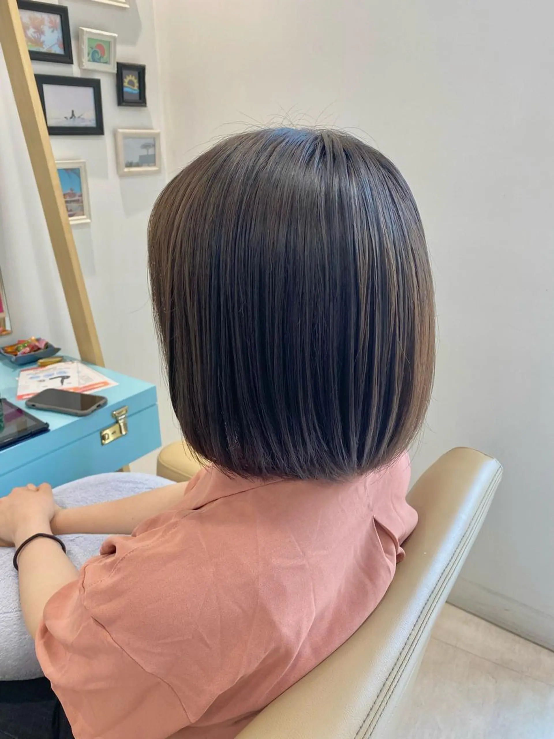 ショート カット ヘアカラー トリートメント 荒木 たけるのヘアスタイル