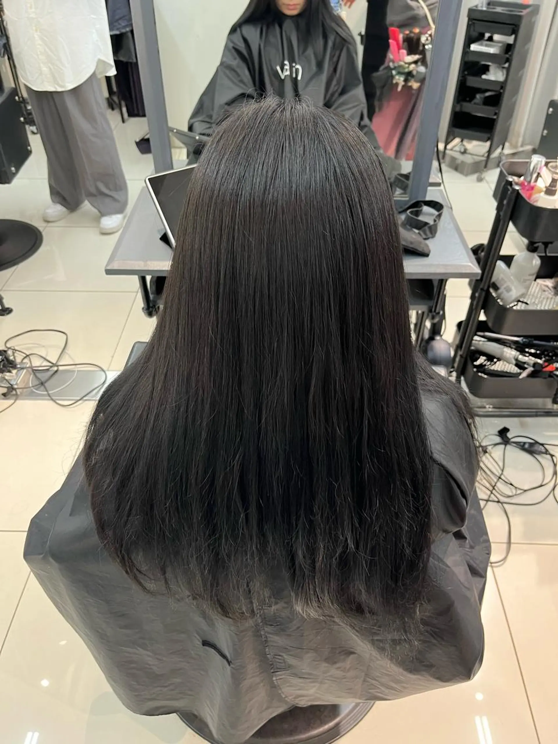 ロング カラー ボブ・顔まわり 💎愛唯(めい)のヘアスタイル