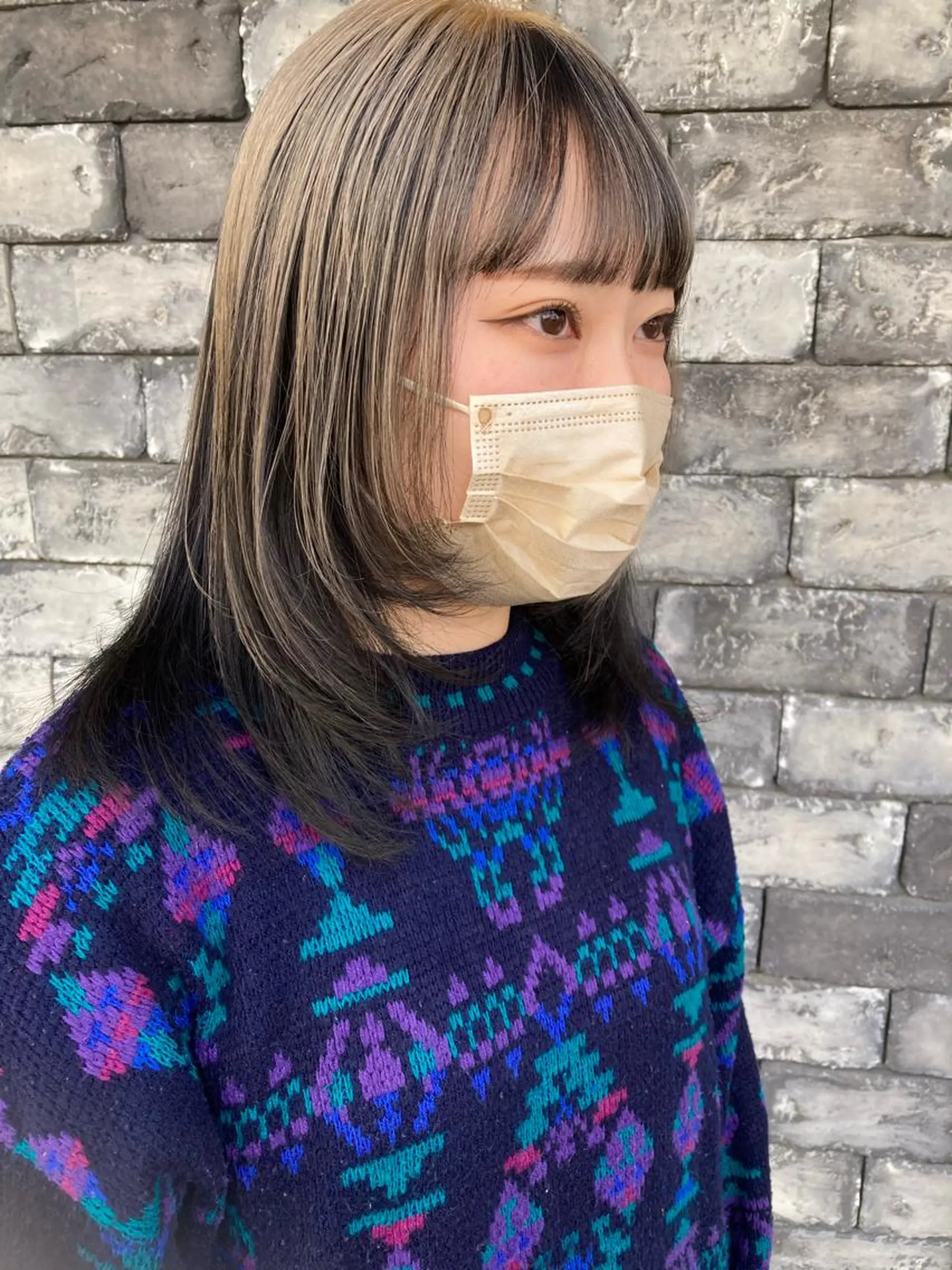 ミディアム カラー カット ヘアカラー トリートメント ヘアセット ✂️似合わせの魔術師 石田一樹✂️のヘアスタイル