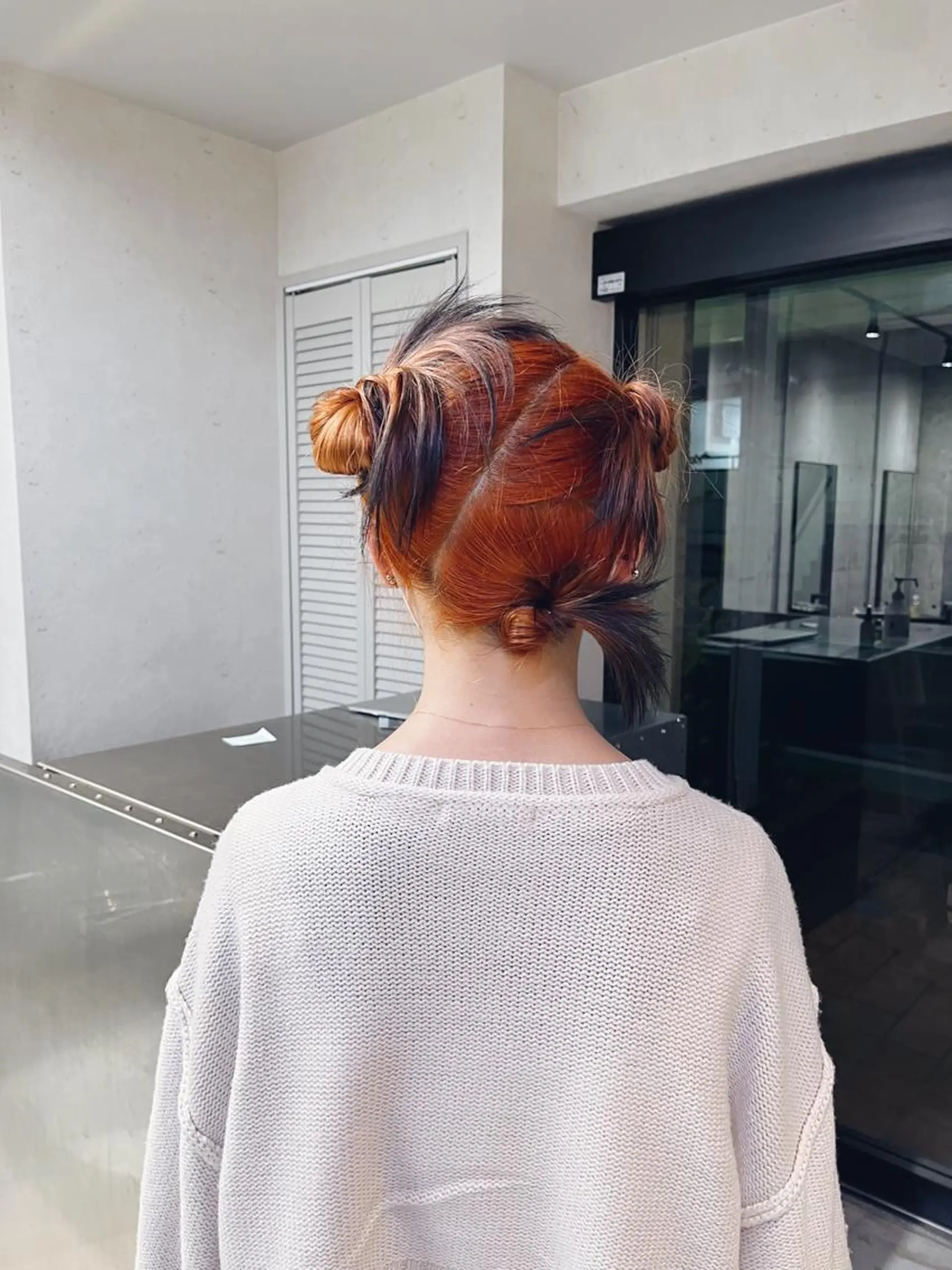 ミディアム カラー ヘアカラー TAS所属・岩田 良/ブリーチカラーのヘアスタイル