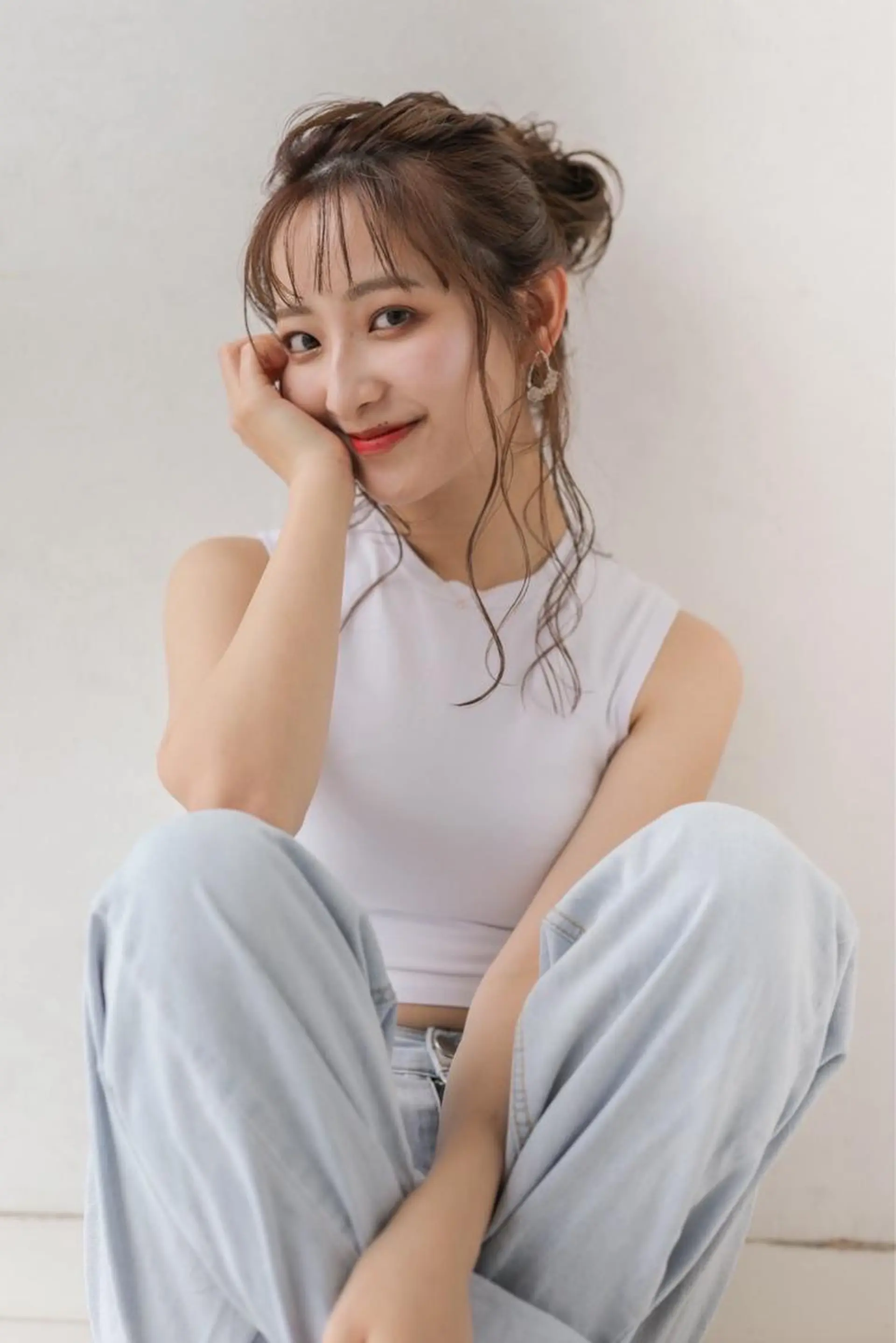 ロング カラー ヘアアレンジ 似合わせレイヤー 海外風レイヤーmioのヘアスタイル