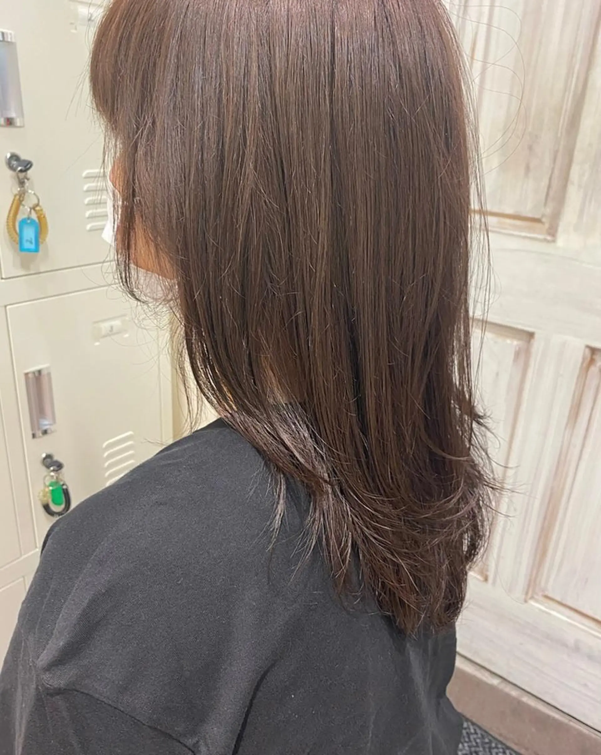 カラー ブラウンカラー 透明感カラー ナチュラルブラウン 後藤 瀬奈のヘアスタイル