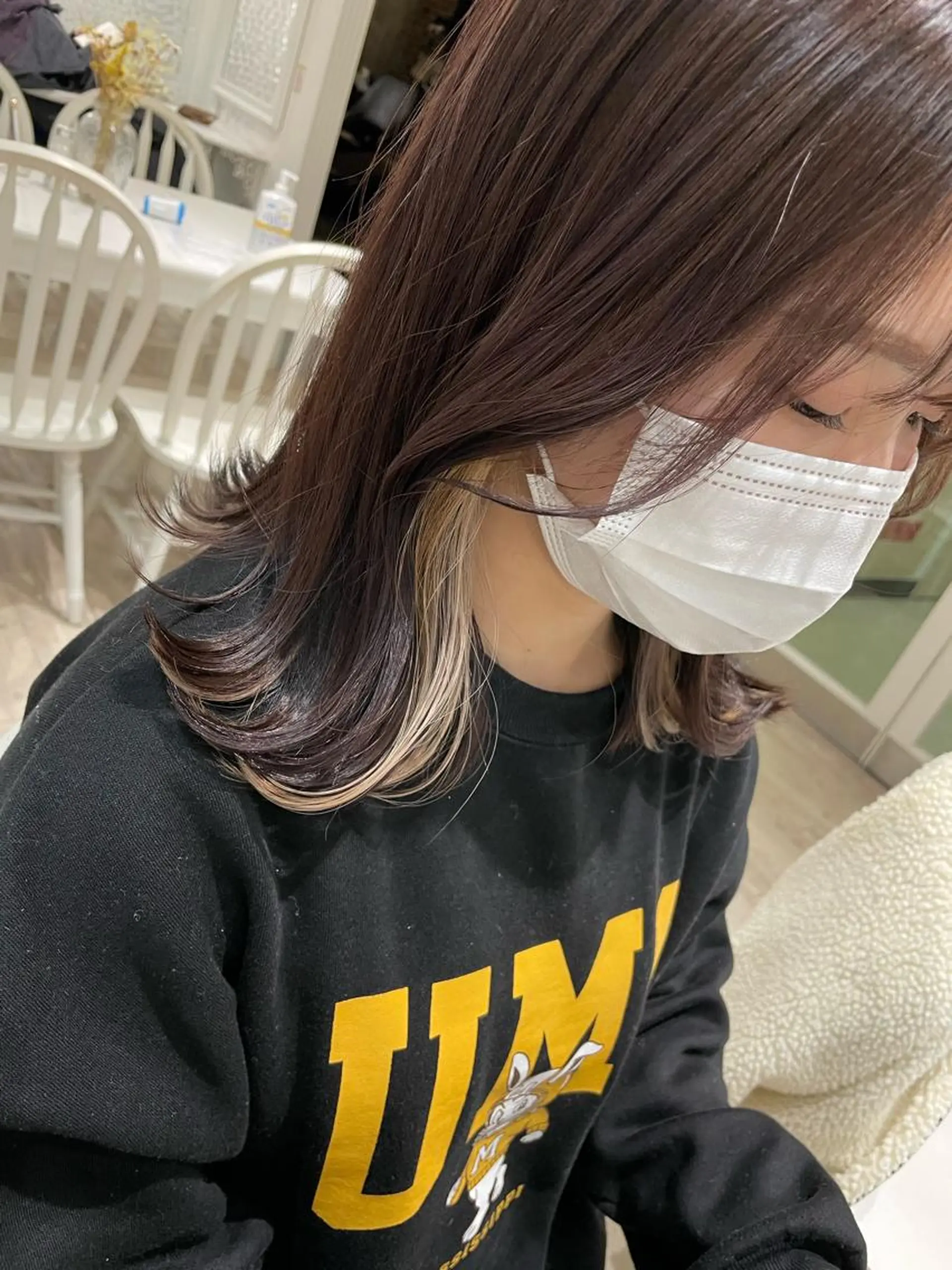 ミディアム カラー カット ヘアカラー HARUKA韓国ヘア /Luana梅田のヘアスタイル