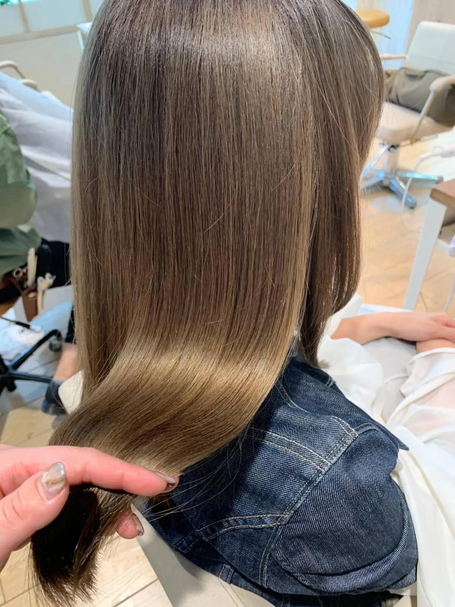 セミロング カラー ベージュカラー noe tton  【ノエ トトン】所属・だいや/メンズパーマ メンズカット/名古屋のヘアスタイル