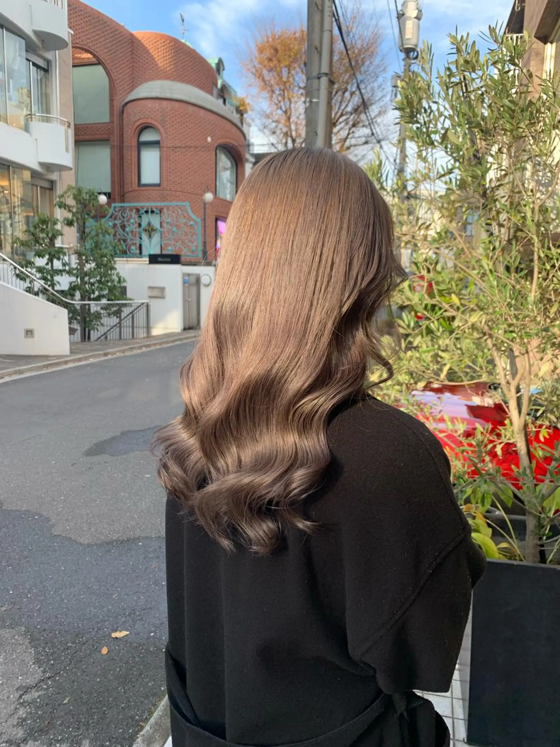 ロング カット ヘアカラー トリートメント 🦋韓国ヘア 坂本 菜摘🦋のヘアスタイル