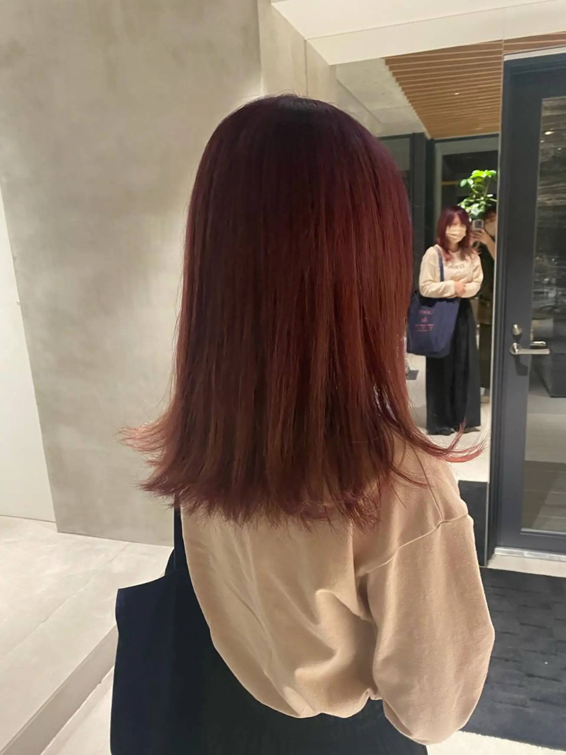 ロング ヘアカラー トリートメント 朝倉 南のヘアスタイル