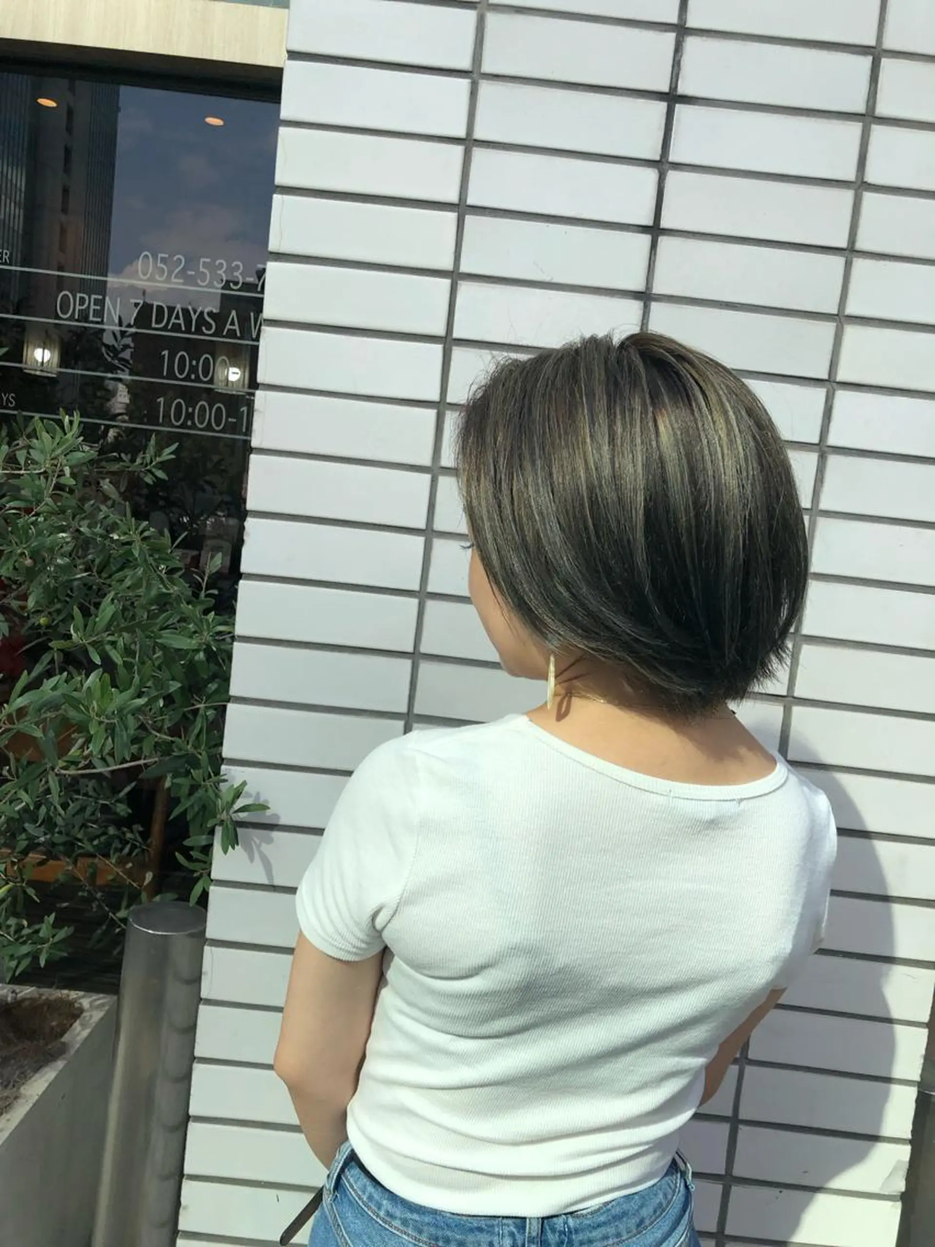 ショート ハイライト ムトウセイマ/艶髪 /艶ケアWブリーチのヘアスタイル