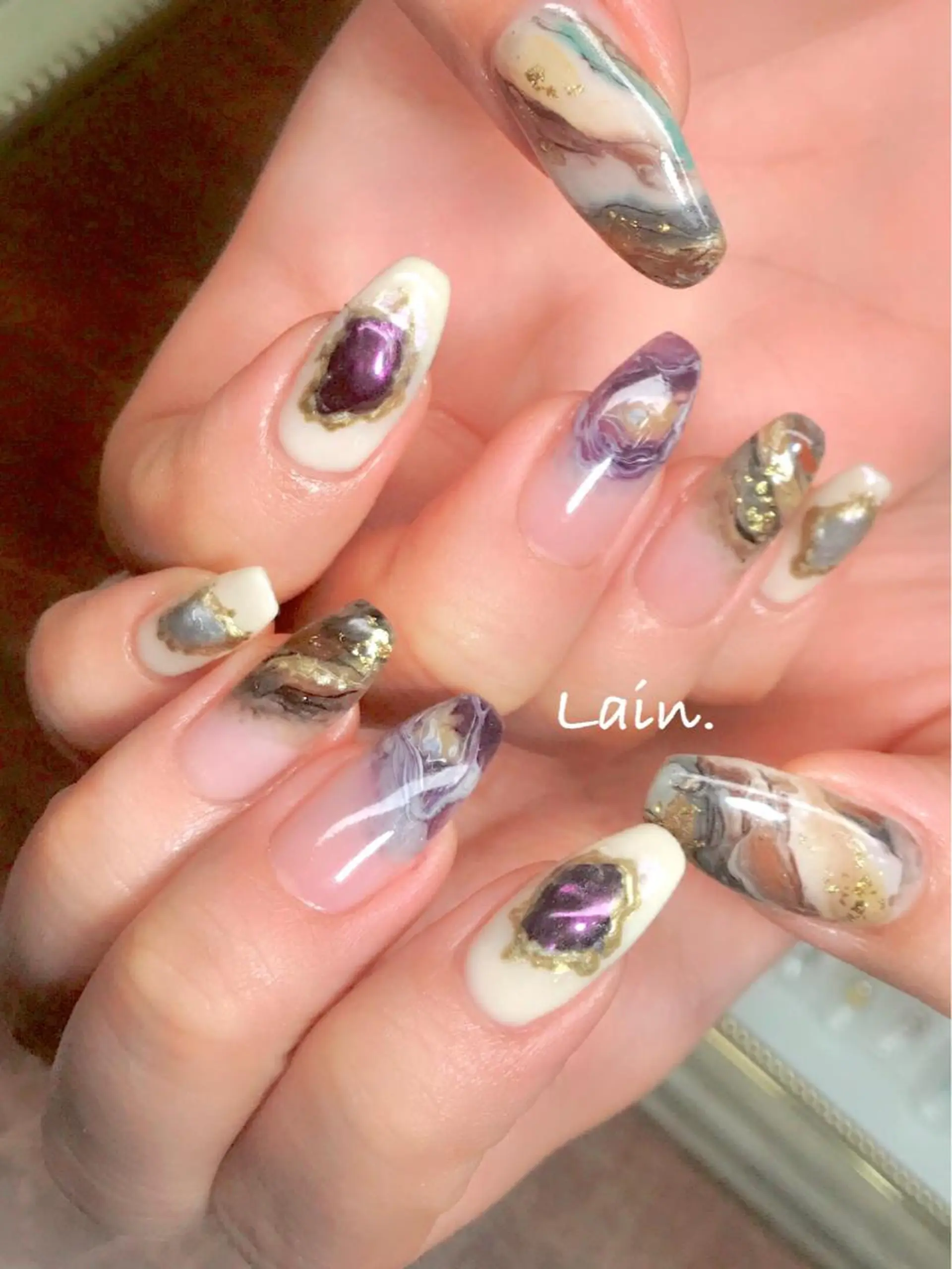 ネイル Liennail 持込デザインやり放題のネイルデザイン
