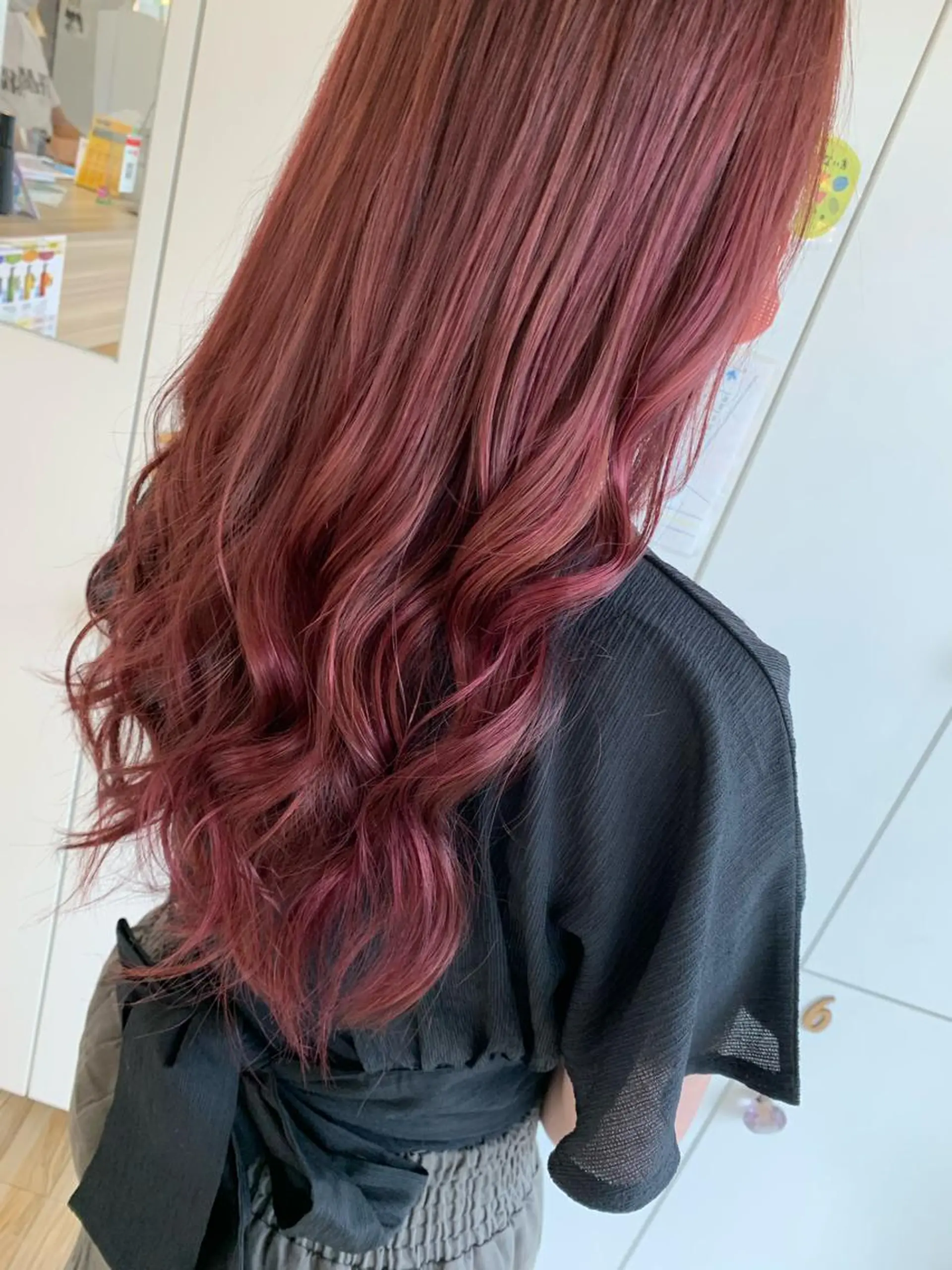 ロング カラー 🫧ウルフカット/ 畑中結衣🫧のヘアスタイル