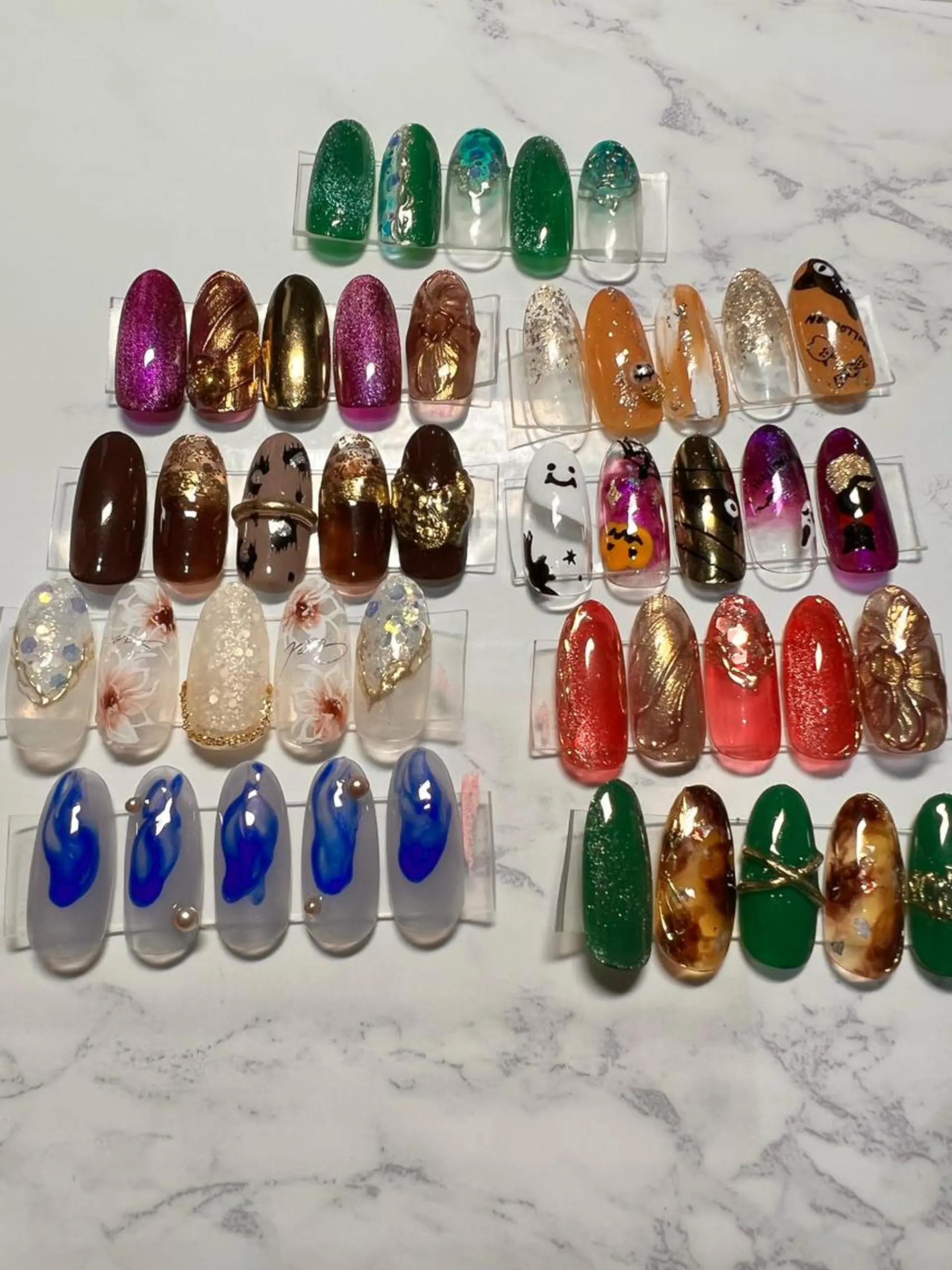 ネイル ハロウィン たきぐち みちこのネイルデザイン