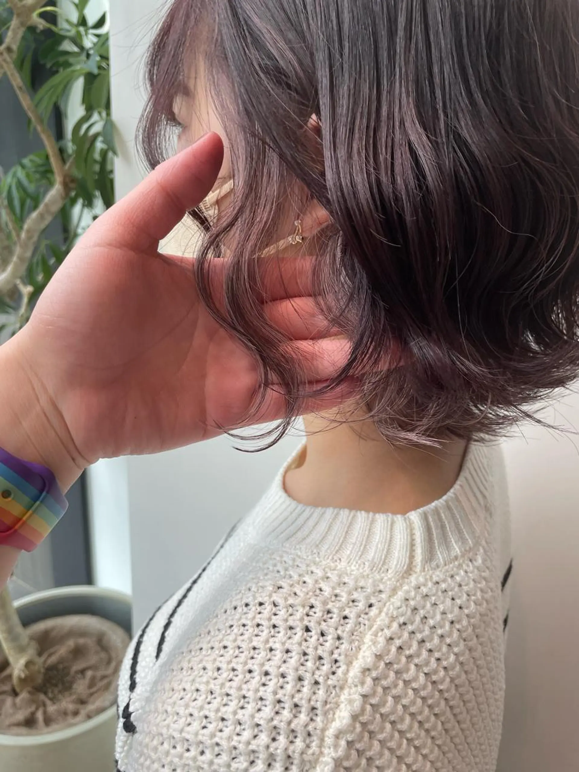 ミディアム カラー ヘアカラー 艶カラーリスト 🌈銀座🌈牛込萌香のヘアスタイル