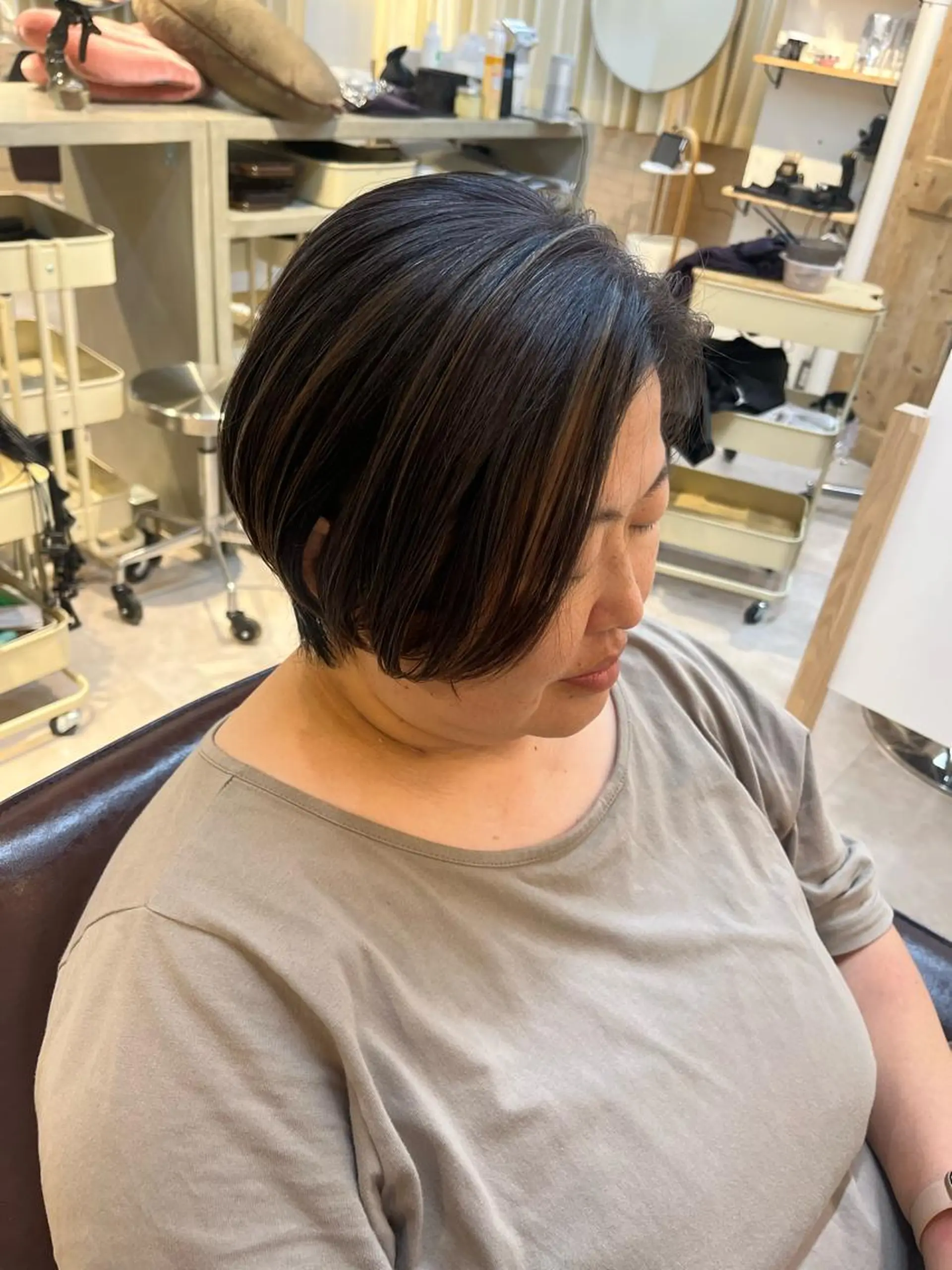 ショート カラー 韓国系/ダブルカラー /トグチリンカのヘアスタイル