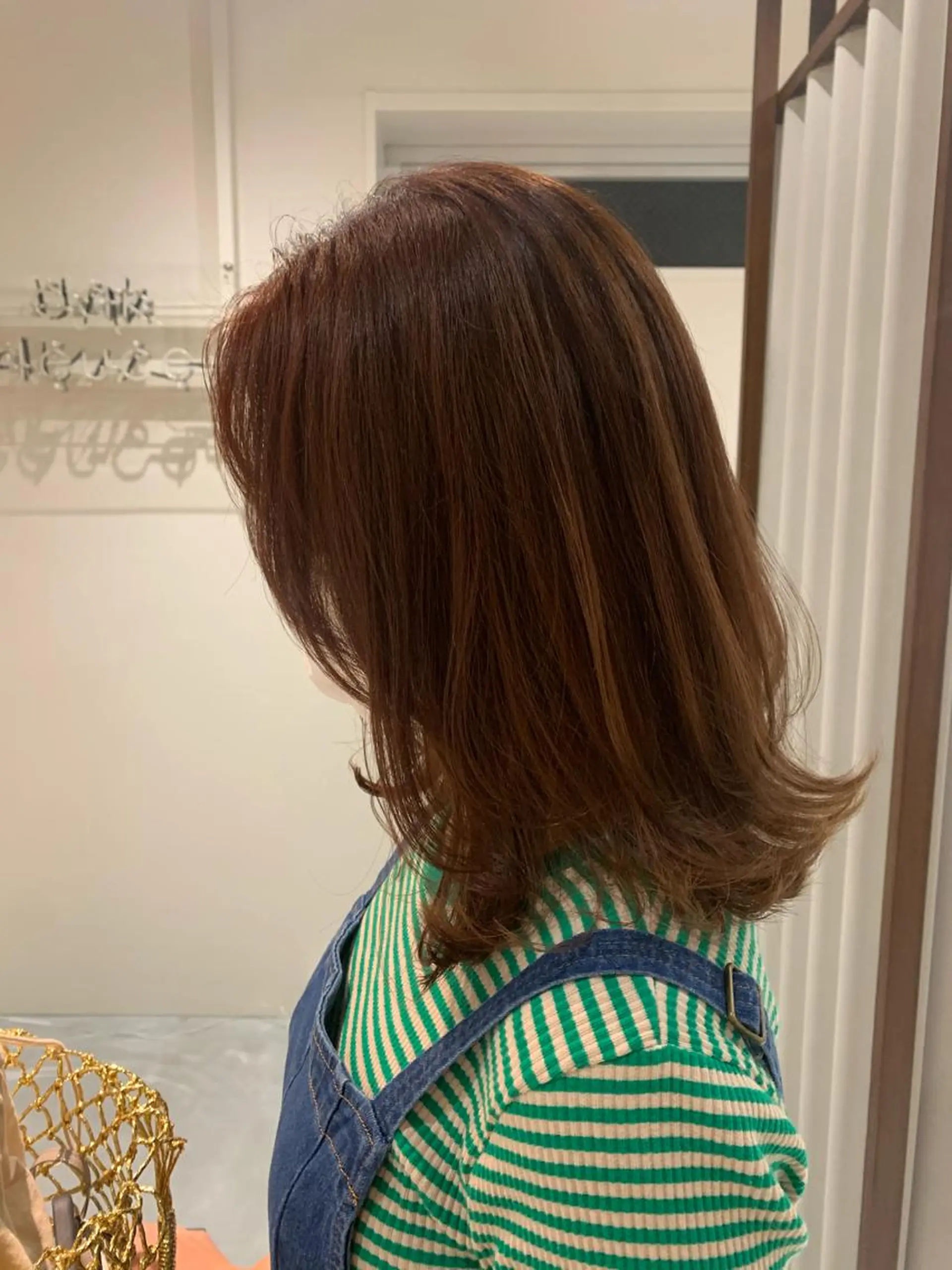 ミディアム カラー 【ミディアムと ロングに特化】島田恋のヘアスタイル