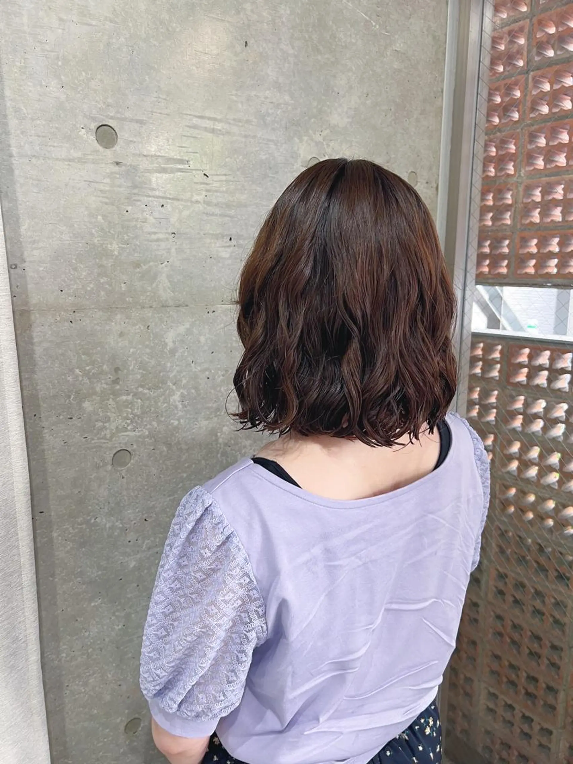 パーマ ボブパーマコテ巻き風 パーマNo1深江秀平のヘアスタイル