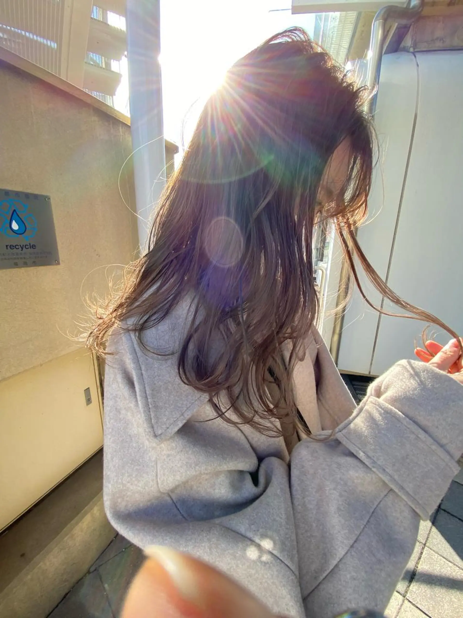 セミロング ヘアカラー トリートメント Musiiik hairのヘアスタイル