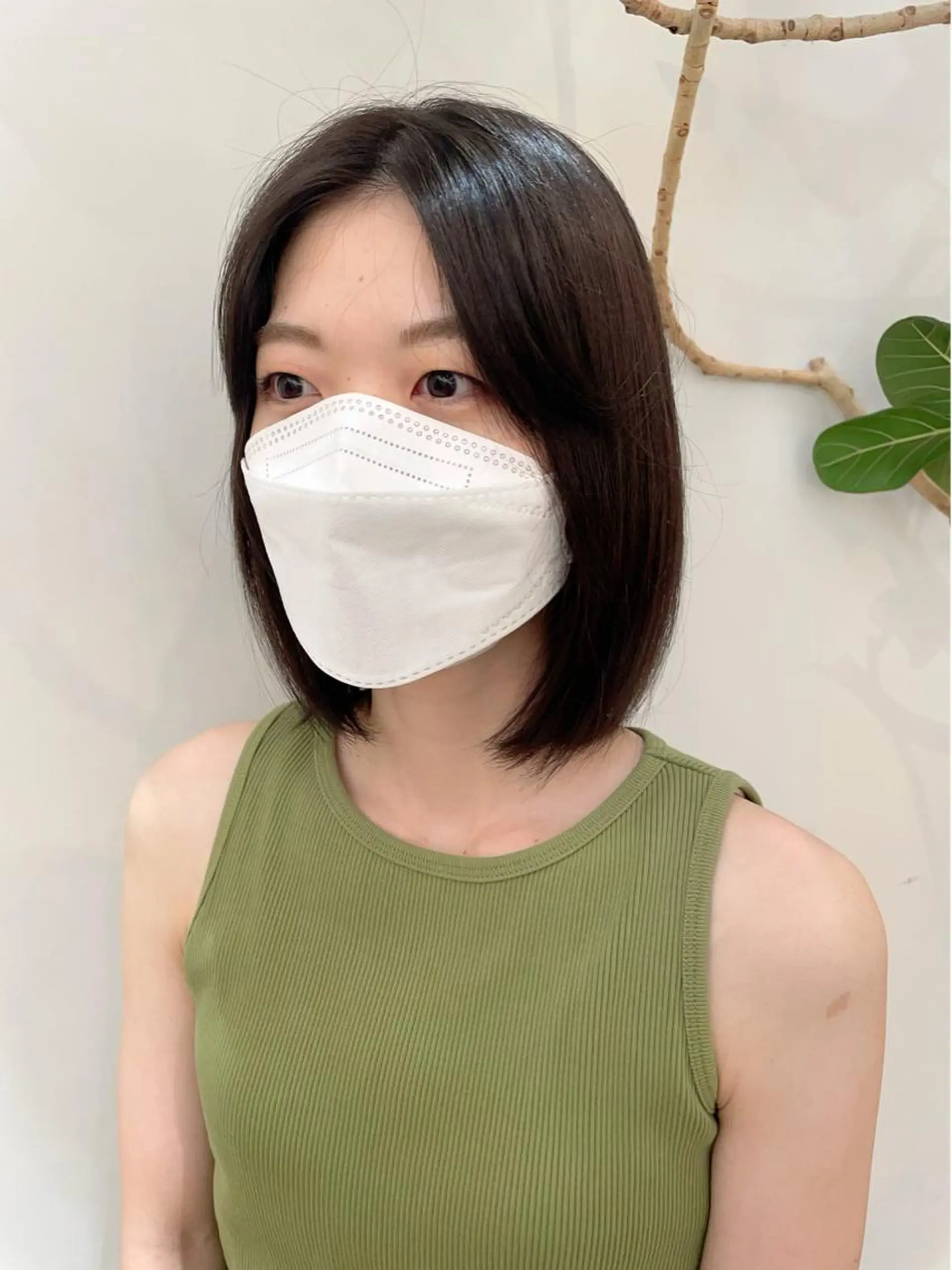 ミディアム カラー 塩谷 雪花のヘアスタイル