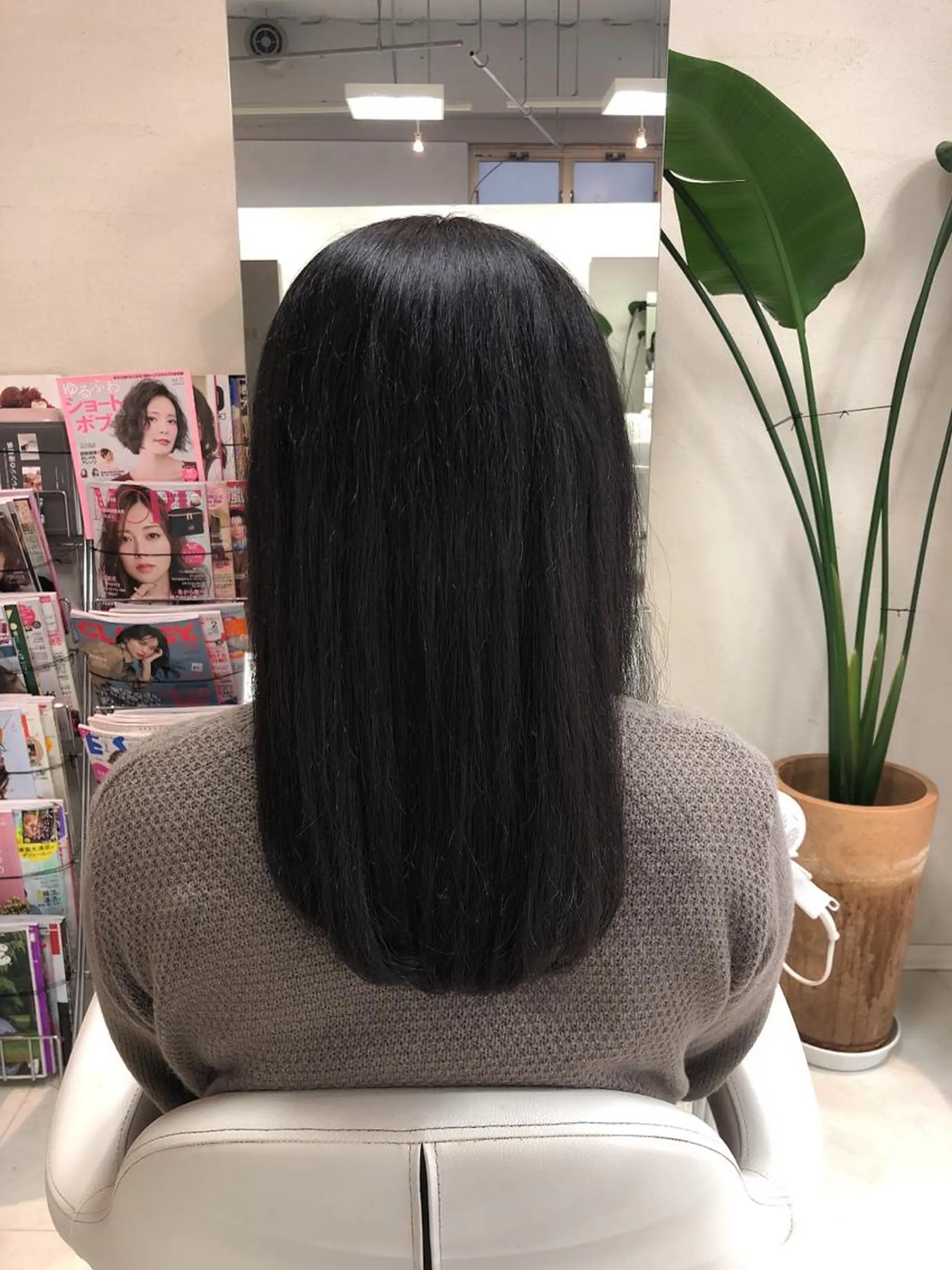 ロング カット トリートメント 阿部 美咲のヘアスタイル