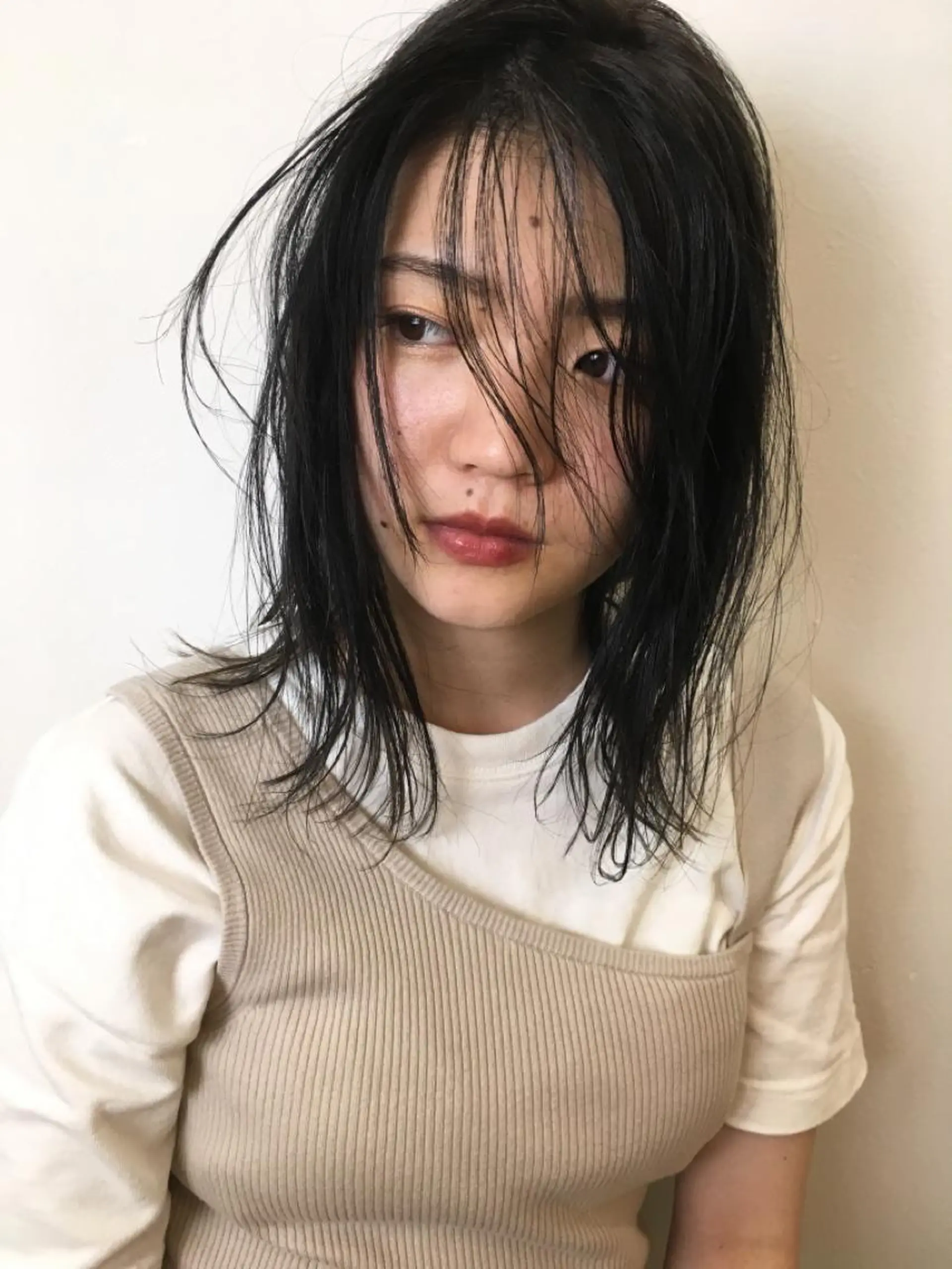 ミディアム カラー Batta所属・坂上 岳のヘアスタイル