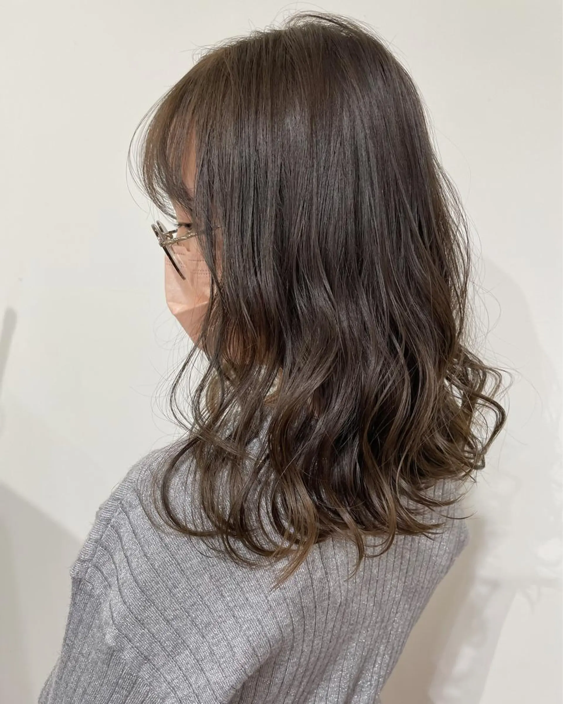 セミロング カラー パーマ ヘアアレンジ メンズ キッズ ネイル マツエク・マツパ belta.🌱 安藝夏花🌻のヘアスタイル