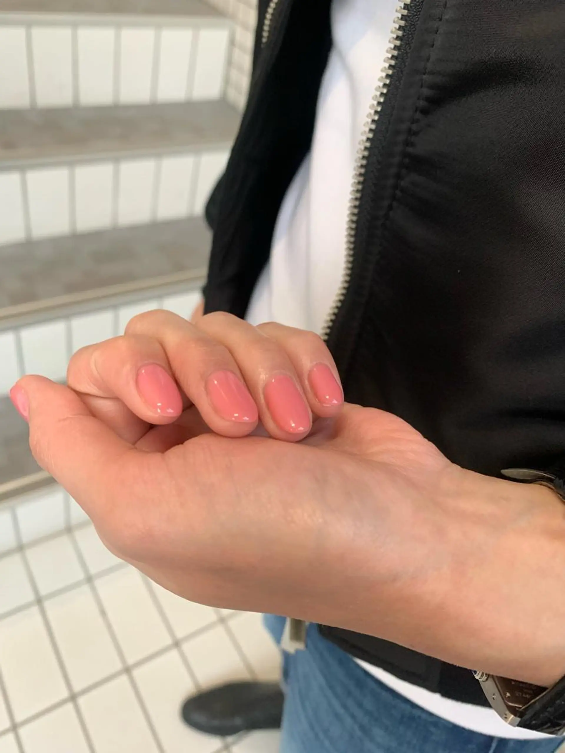 ネイル 氷ネイル・うるうるネイル ピンク ハンドネイル N.barber / koderaのネイルデザイン