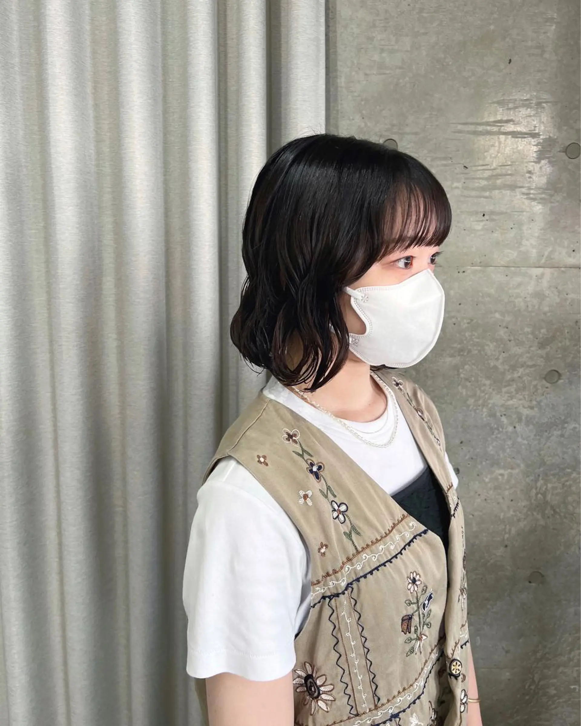 ショート パーマ ボブパーマコテ巻き風 パーマNo1深江秀平のヘアスタイル