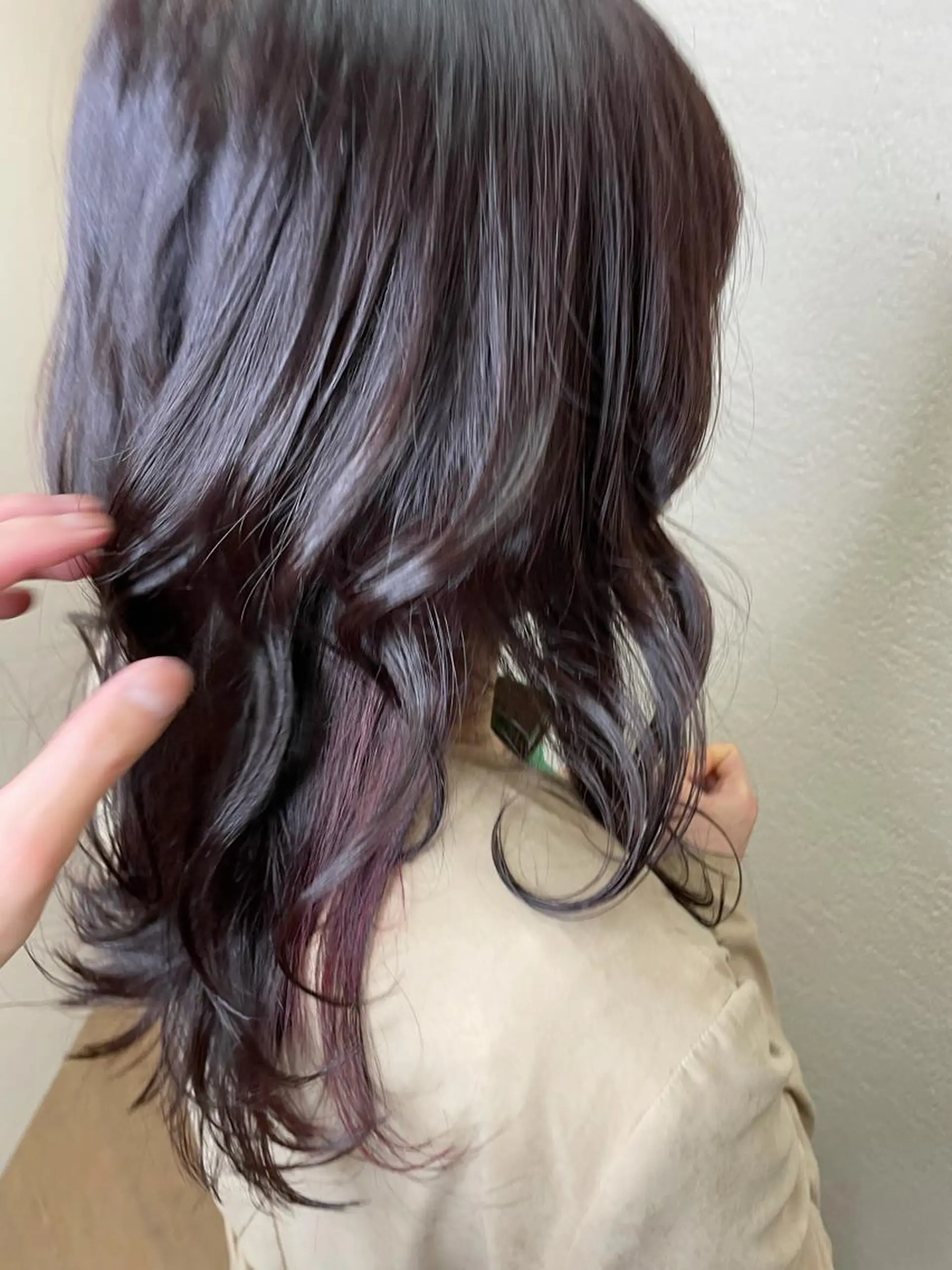 ロング カラー ピンクカラー カット ヘアカラー トリートメント ❣️モードケイズ塚口 和田一将のヘアスタイル