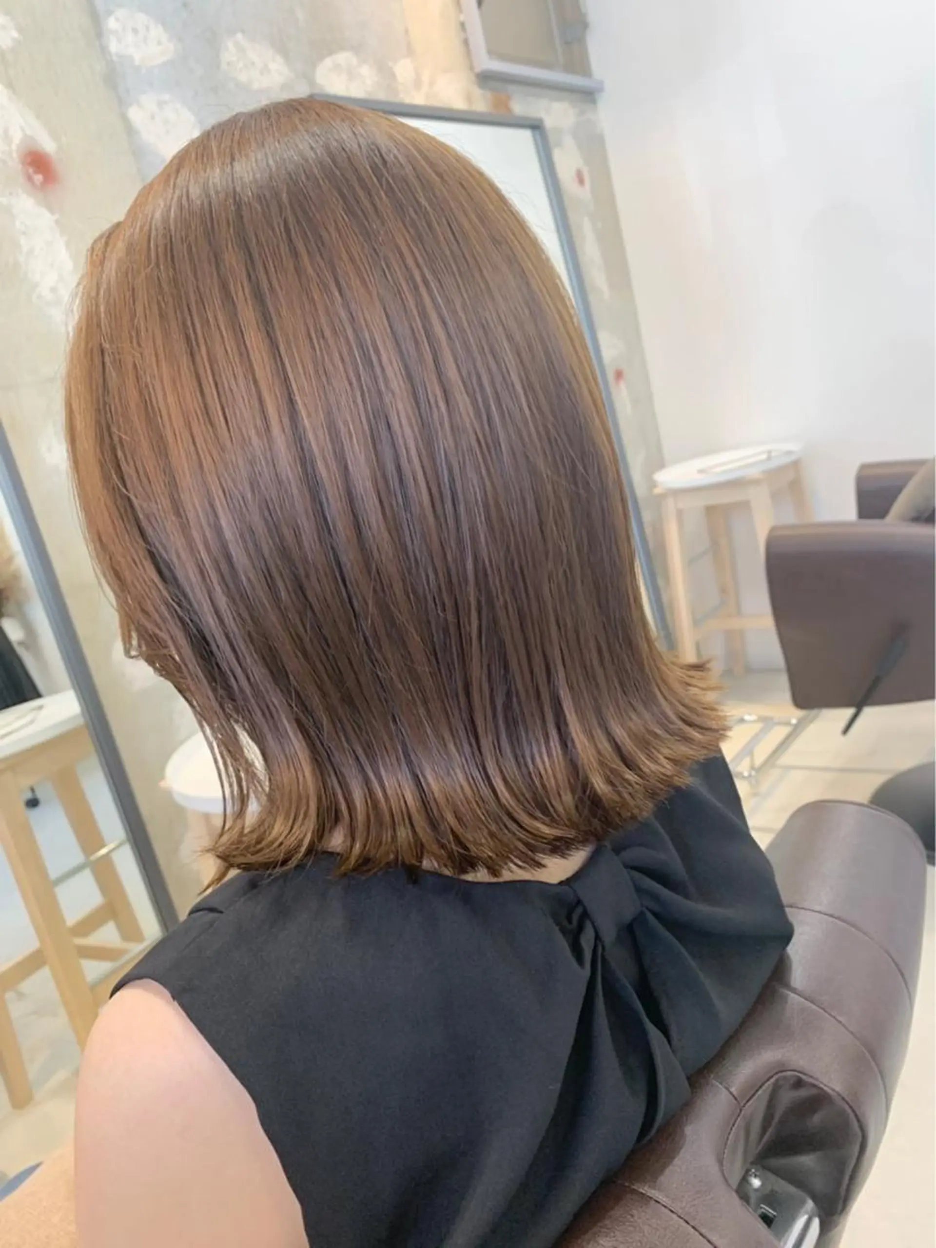 ミディアム カラー . mizuki .のヘアスタイル