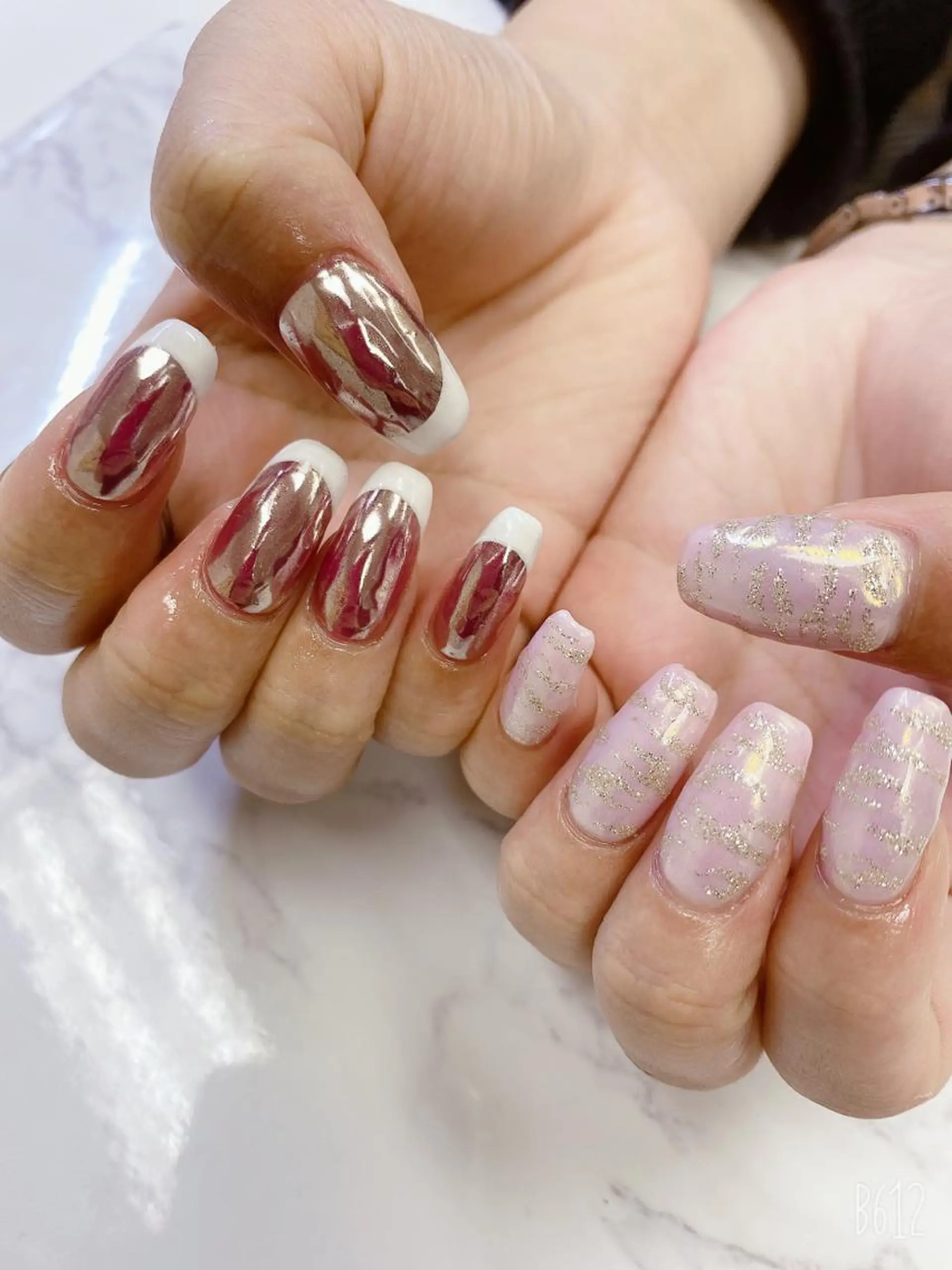 ミディアム ハンドネイル JNA認定講師🌸 RIEのネイルデザイン