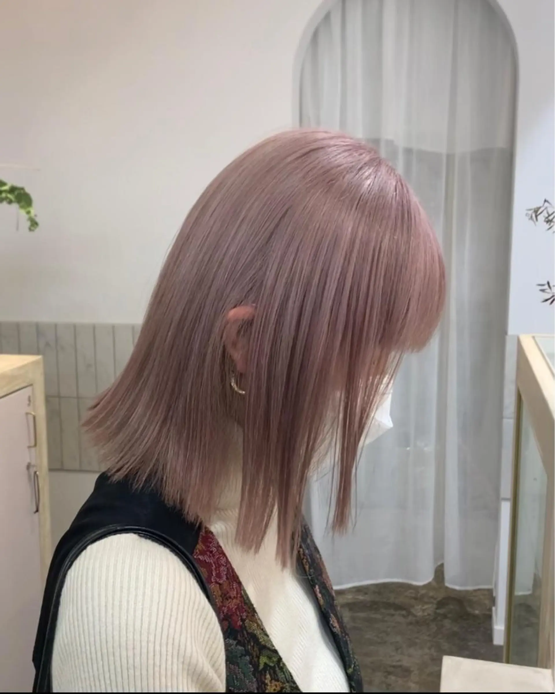 ショート カラー カット ヘアカラー 似合わせカット ケアパーマ喜来雅由のヘアスタイル