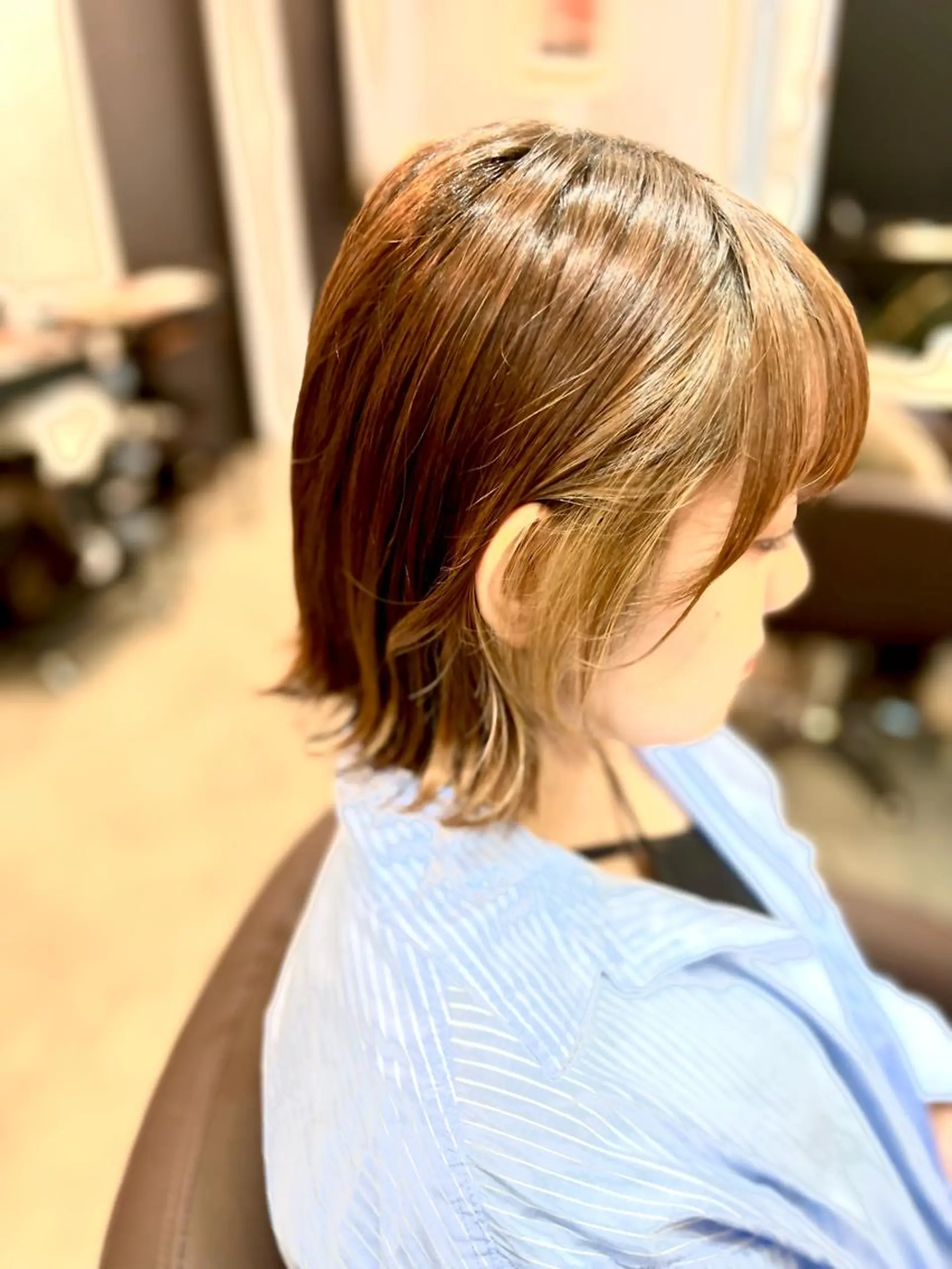 ショート 🍀艶髪縮毛矯正/ 風殿　滉太🍀のヘアスタイル