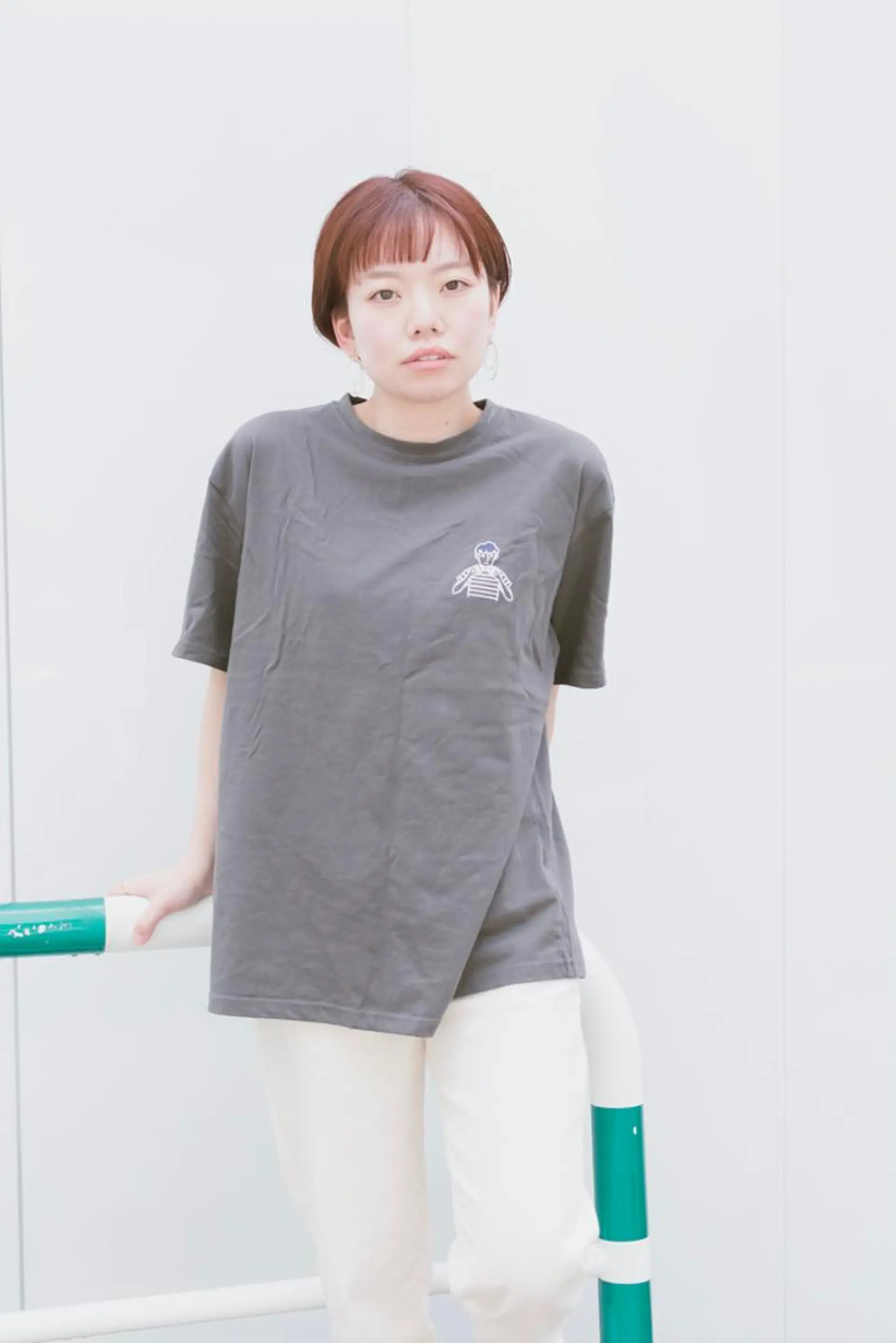 ショート カラー ショートボブ ベージュカラー ブルーカラー ブルージュ グレージュ 撮影モデル 斉藤 正敏のその他イメージ