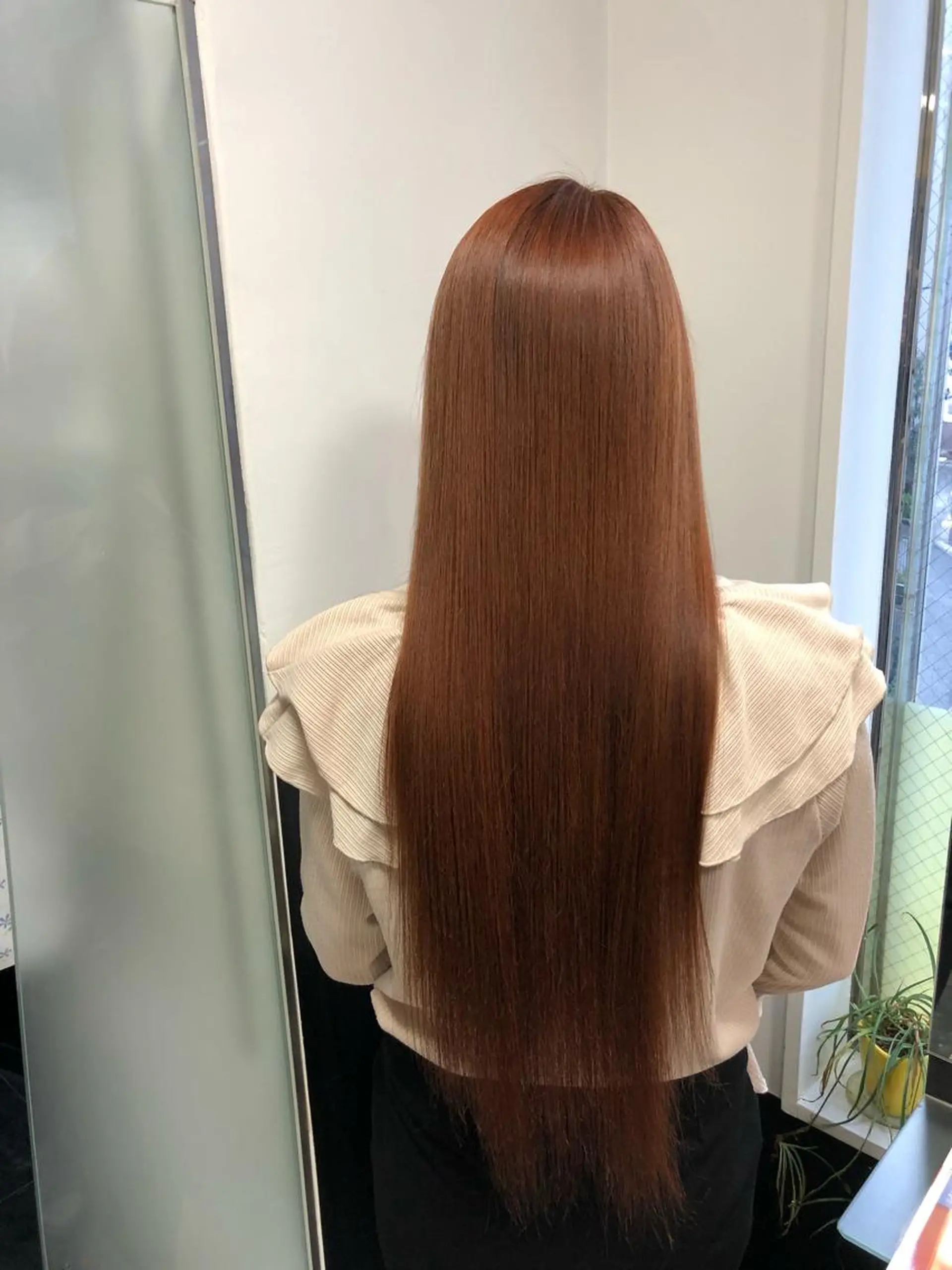 ロング ヘアカラー トリートメント 韓国カラー/エクステ carryのヘアスタイル