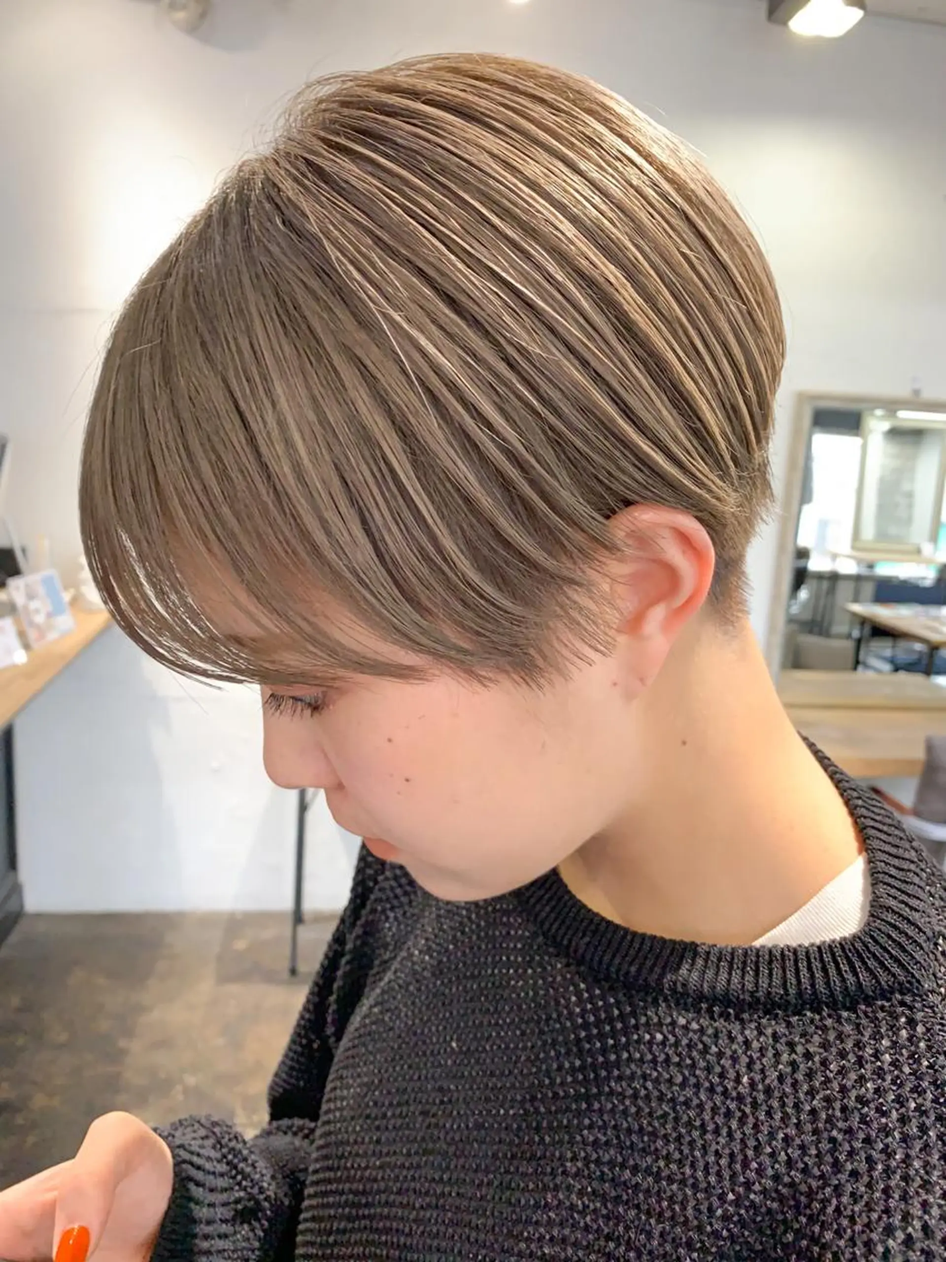 ショート カラー ベージュカラー ブリーチ ケアブリーチ デザインカラー ダブルカラー chill所属・topstylist fukudaのその他イメージ