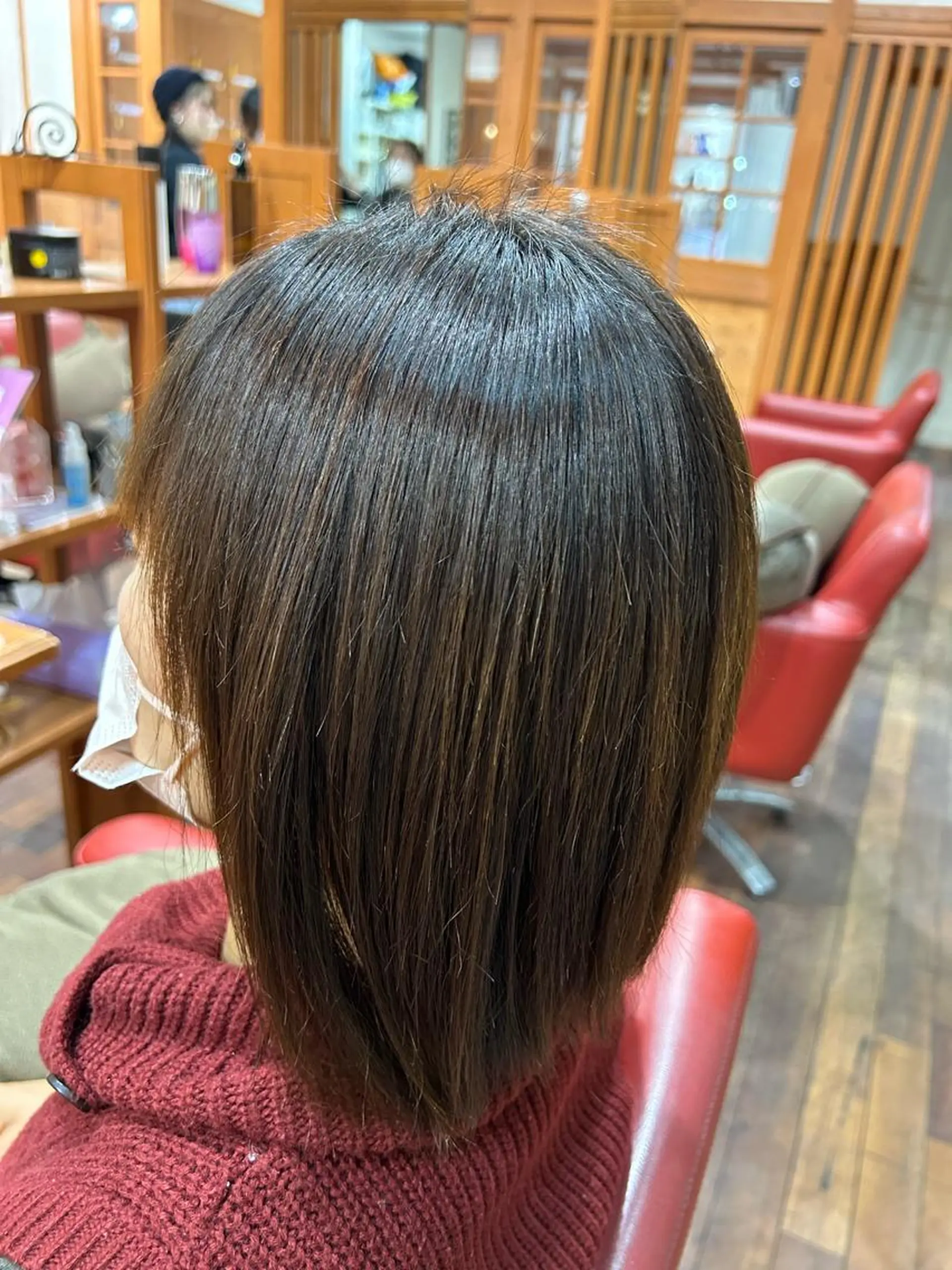 ミディアム 國友 美空のヘアスタイル