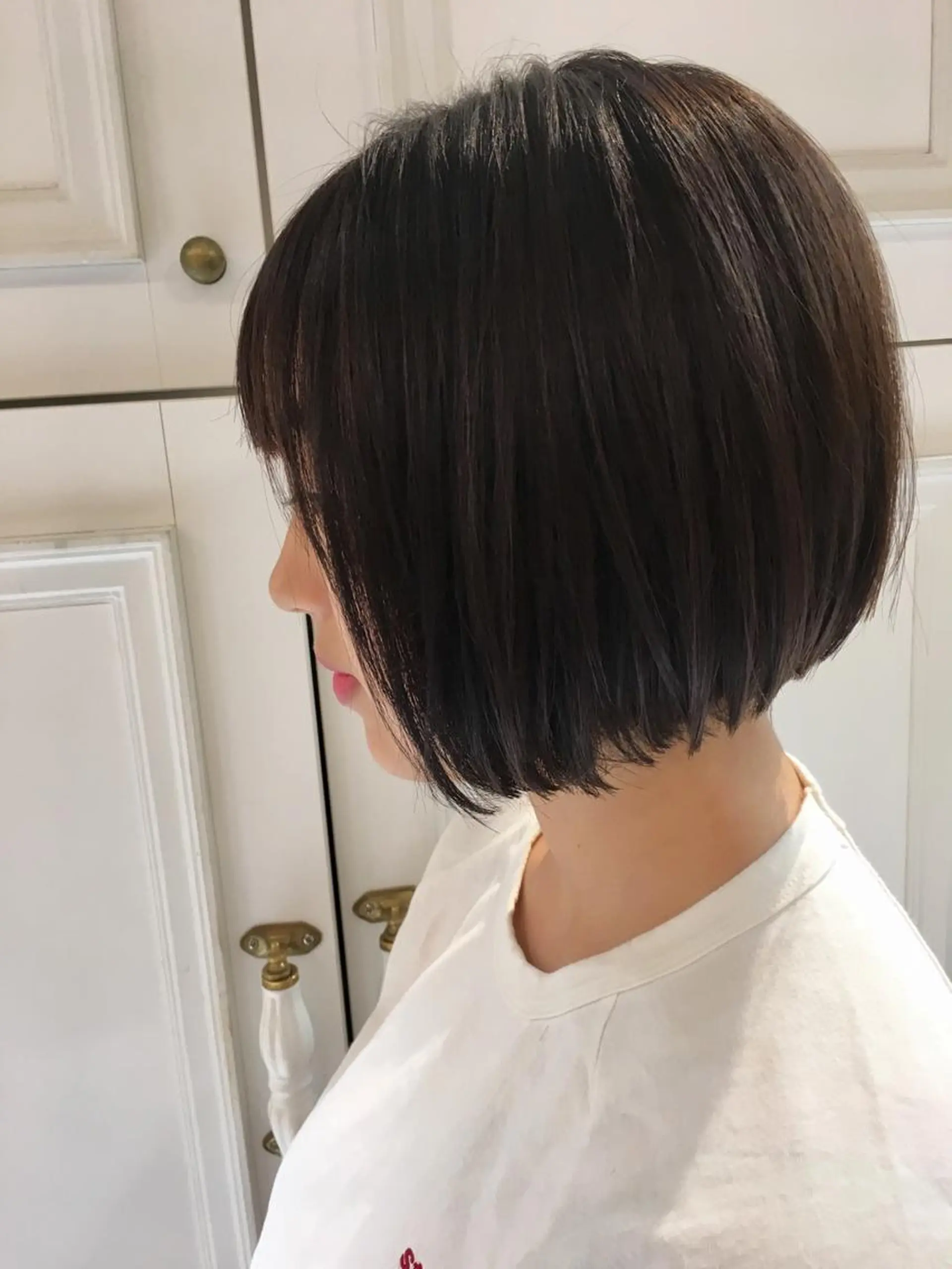 ショート カラー 前下がりボブ ボブ fukuyasu rikaのネイルデザイン