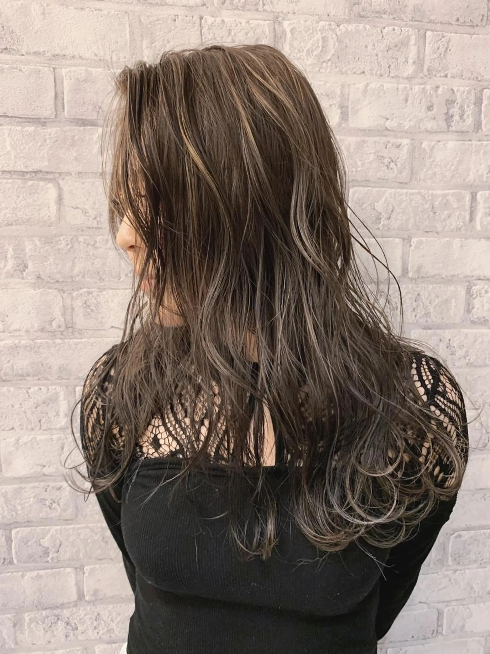 ロング カラー 🇰🇷レイヤー カット💐Seinaのヘアスタイル