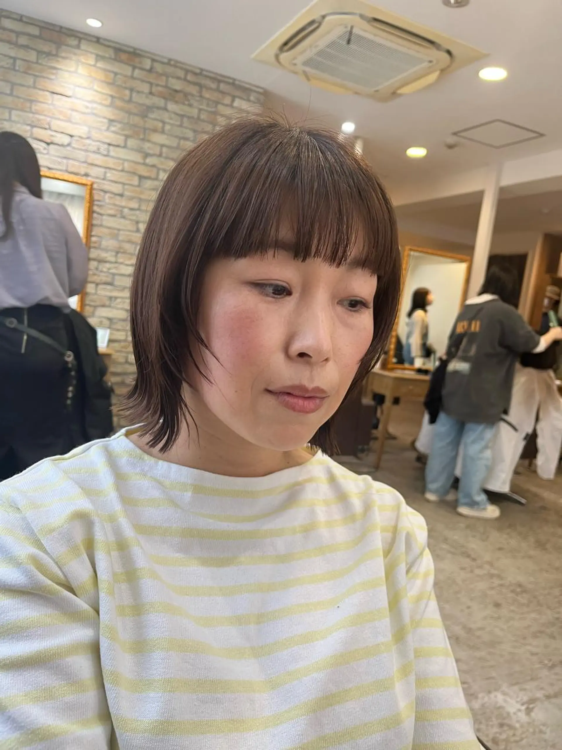 ミディアム カット ショートスタイル /tomo.のヘアスタイル