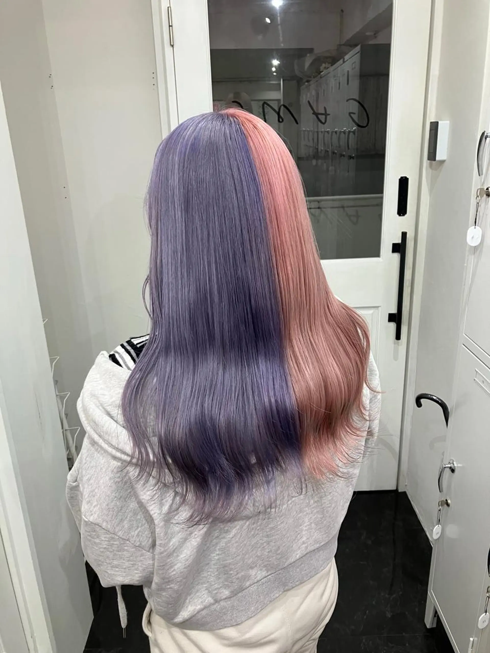 ミディアム カラー 🥣ミコト/ウルフ ハイトーン特化🥣のヘアスタイル