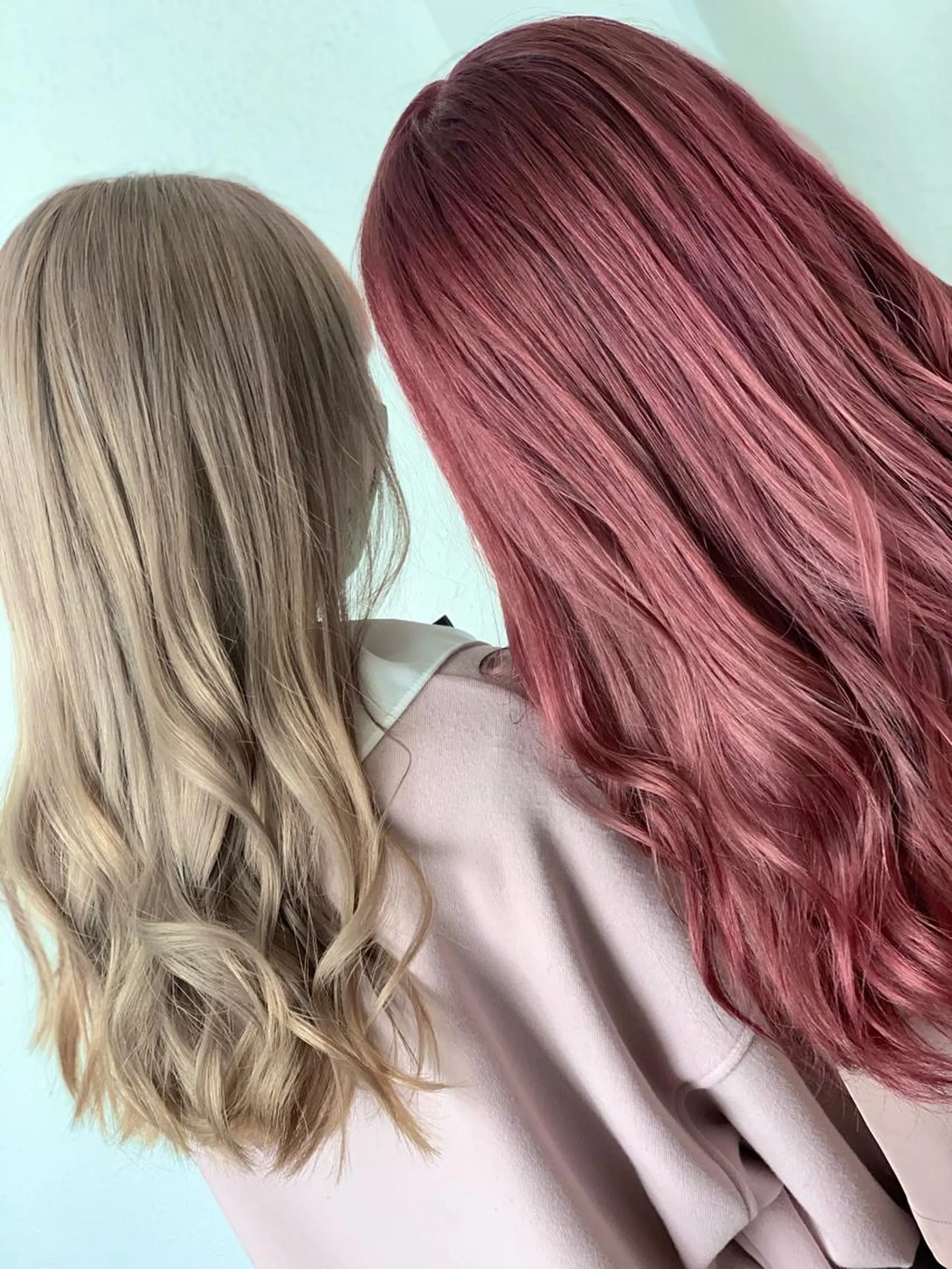 セミロング ヘアカラー トリートメント ブリーチ毛に縮毛矯正 ✨カラー✨山田 正幸のヘアスタイル