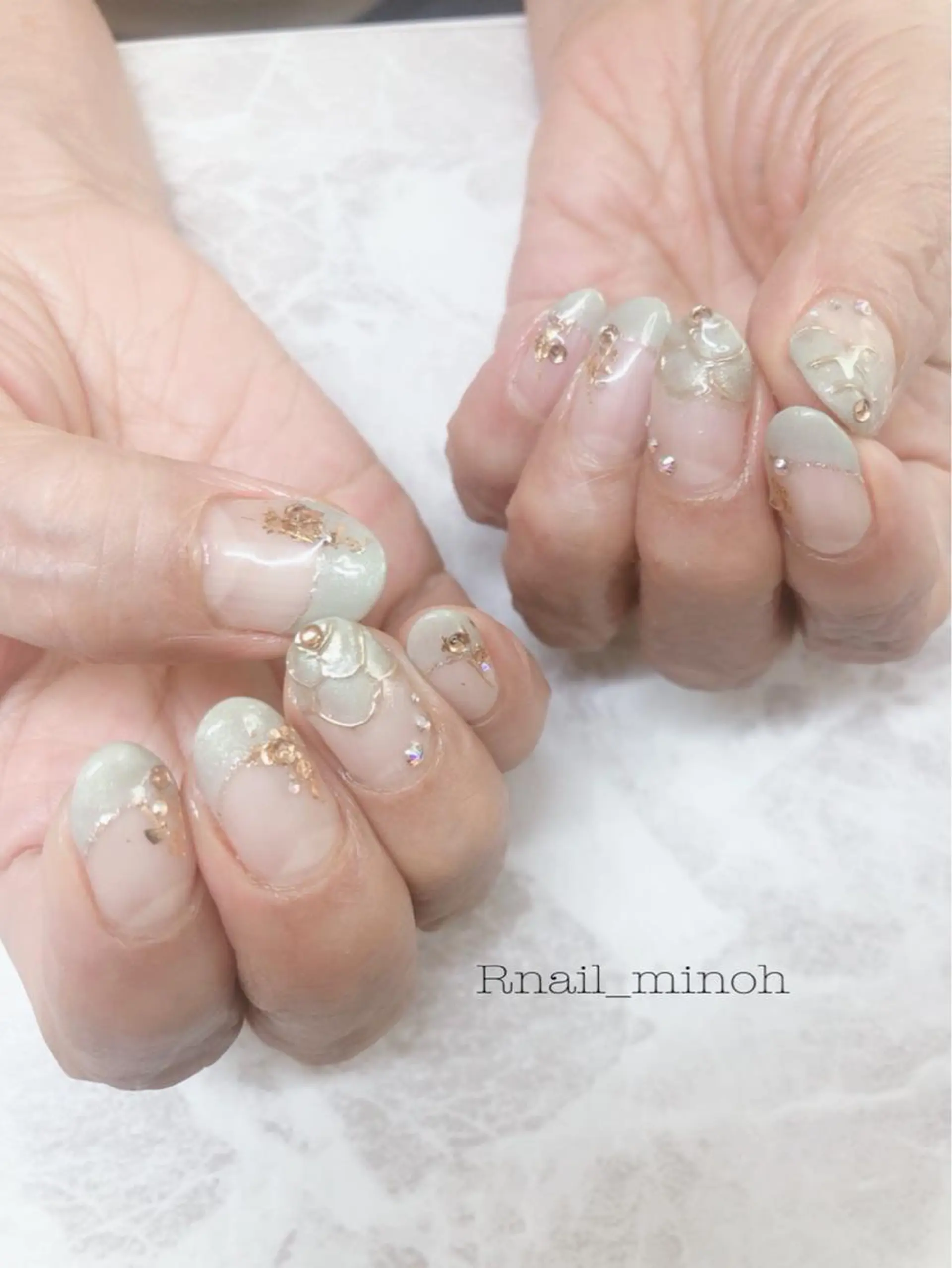 ネイル アートネイル フレンチネイル nail salon L.Nのネイルデザイン