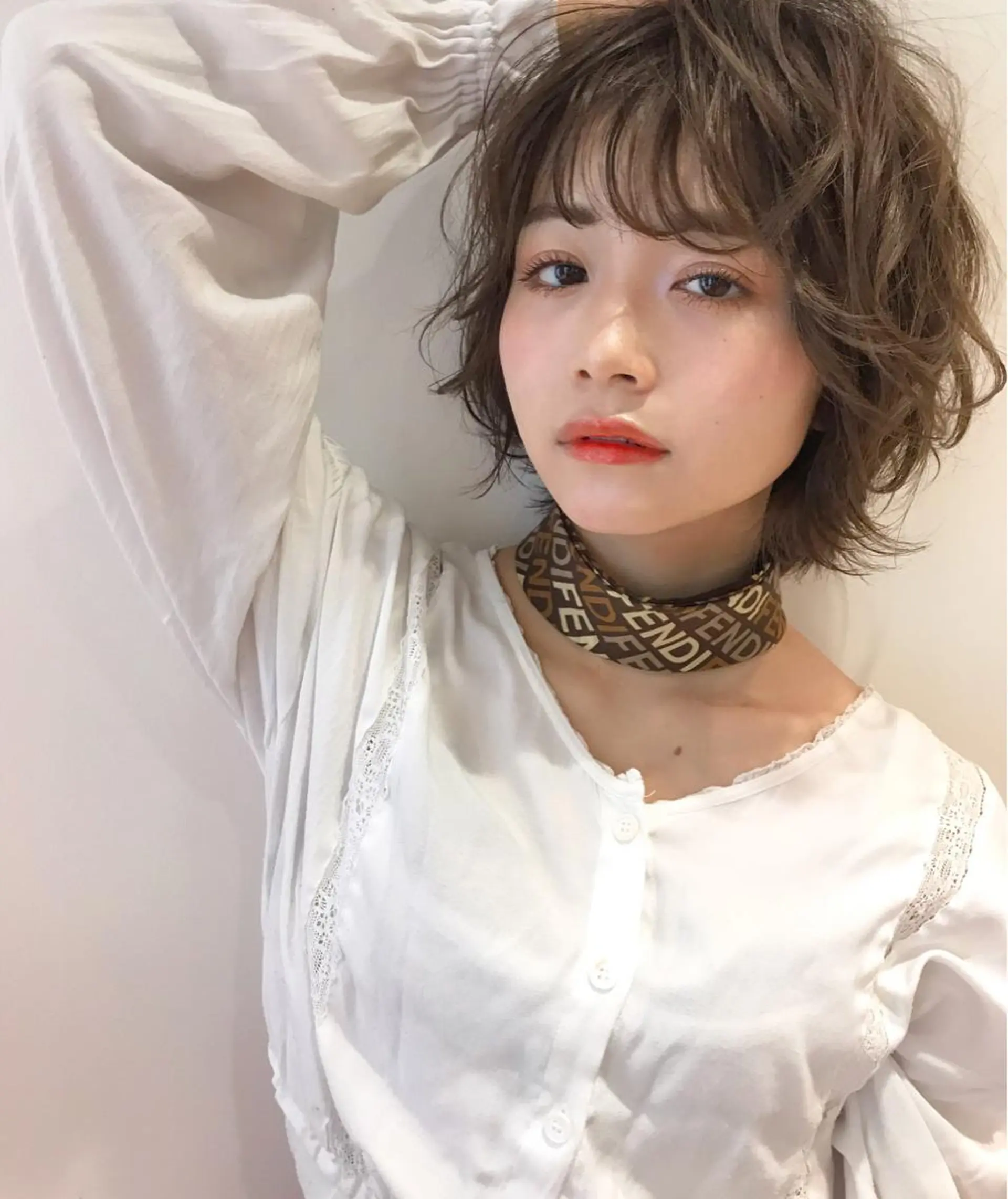 ショート カラー ヘアアレンジ 韓国/髪質改善💘 櫻井かれんのヘアスタイル