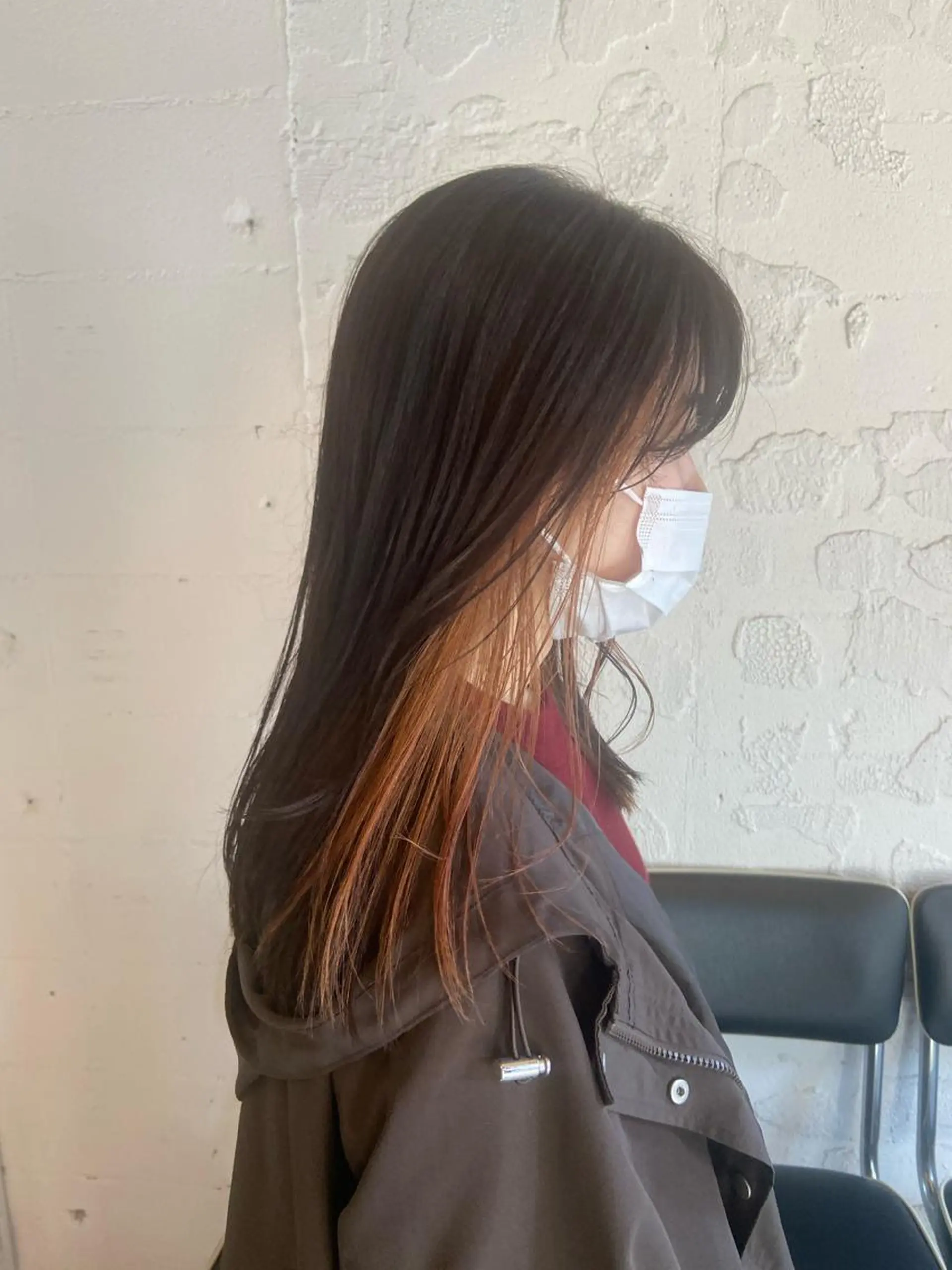 ロング カラー ヘアアレンジ satsuki 暖色・ブラウンカラーのヘアスタイル