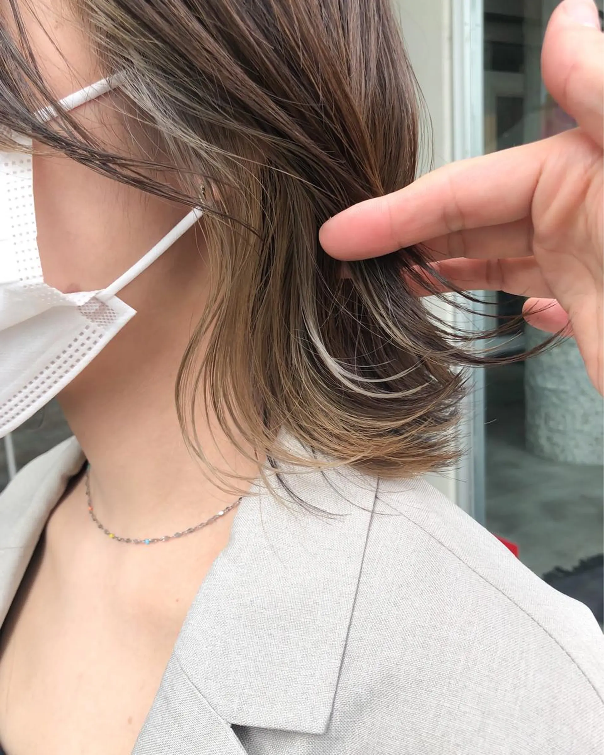 ショート ボブ×縮毛矯正 ryotaのヘアスタイル